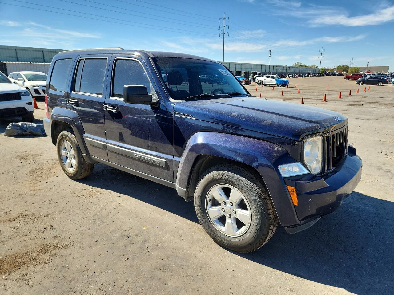2012 Jeep Liberty Sport Blue vin: 1C4PJMAK9CW211038