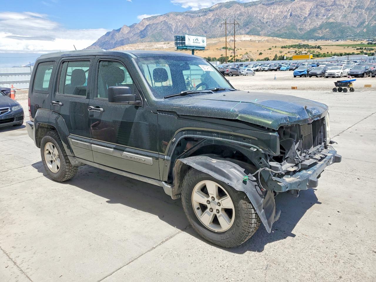 2012 Jeep Liberty Sport Green vin: 1C4PJMAKXCW102507