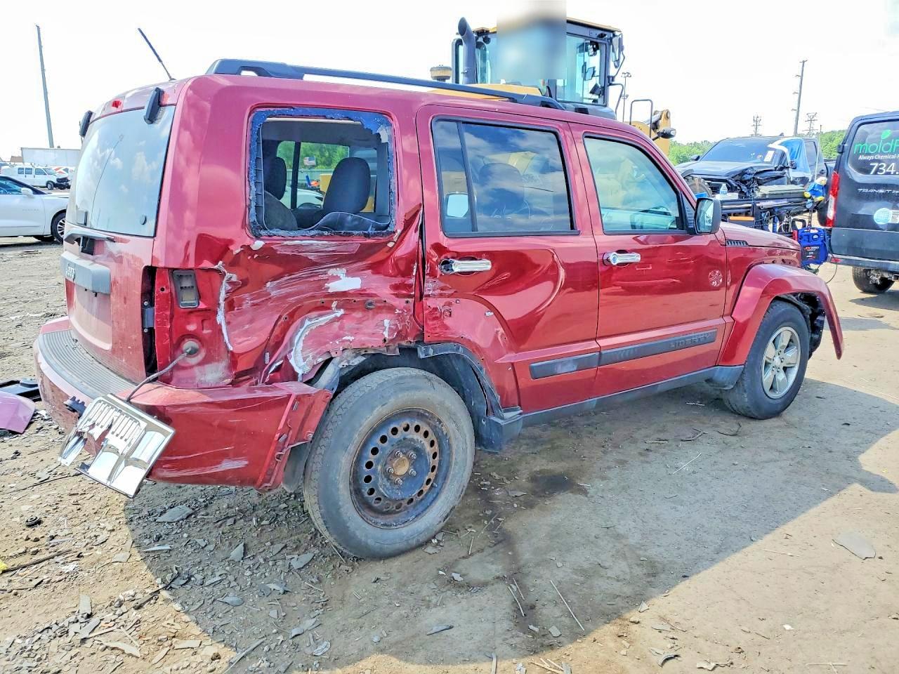 2012 Jeep Liberty Sport Красный vin: 1C4PJMAKXCW123051