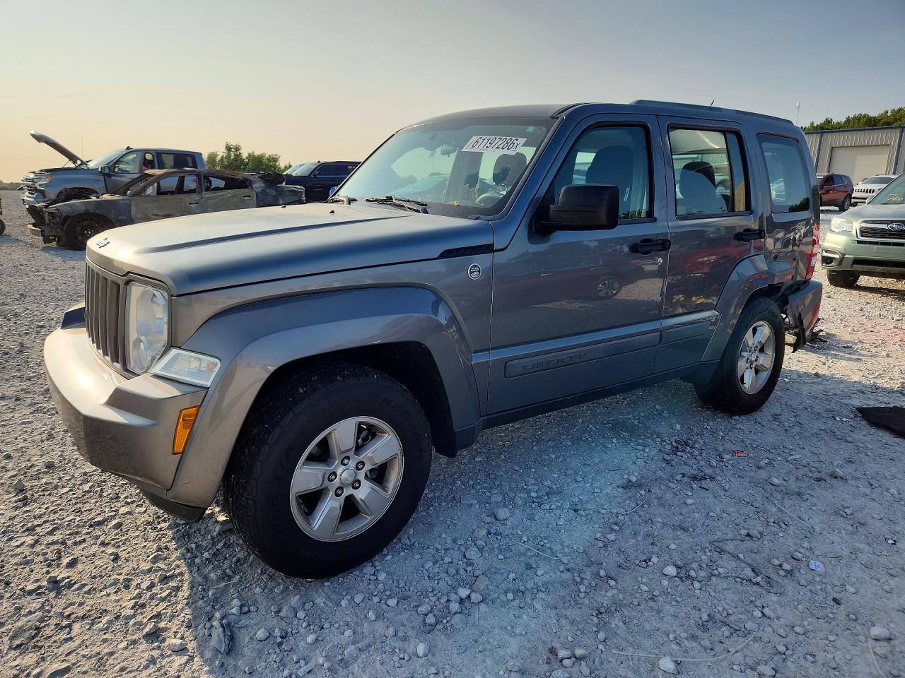 2012 Jeep Liberty Sport Gray vin: 1C4PJMAKXCW134258