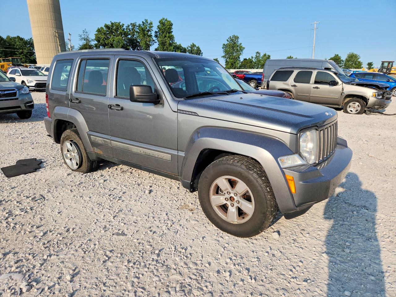 2012 Jeep Liberty Sport Gray vin: 1C4PJMAKXCW134258