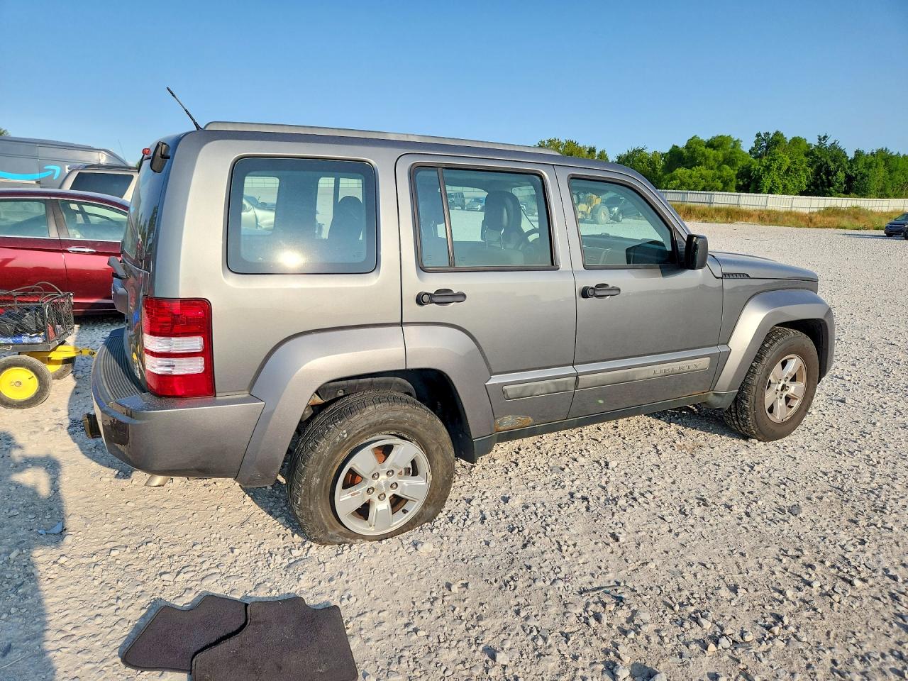 2012 Jeep Liberty Sport Gray vin: 1C4PJMAKXCW134258