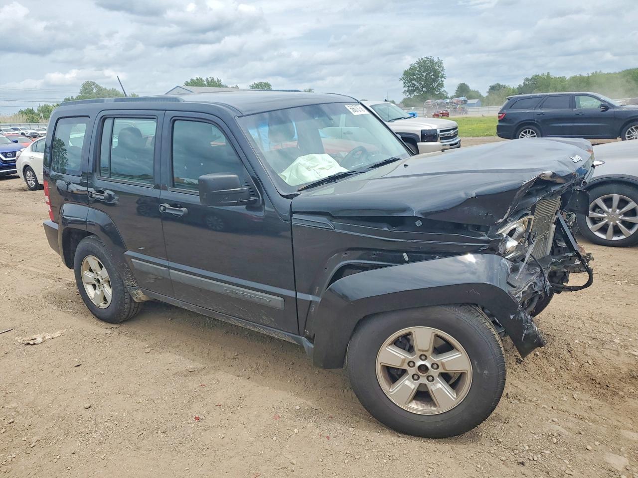 2012 Jeep Liberty Sport Black vin: 1C4PJMAKXCW137841