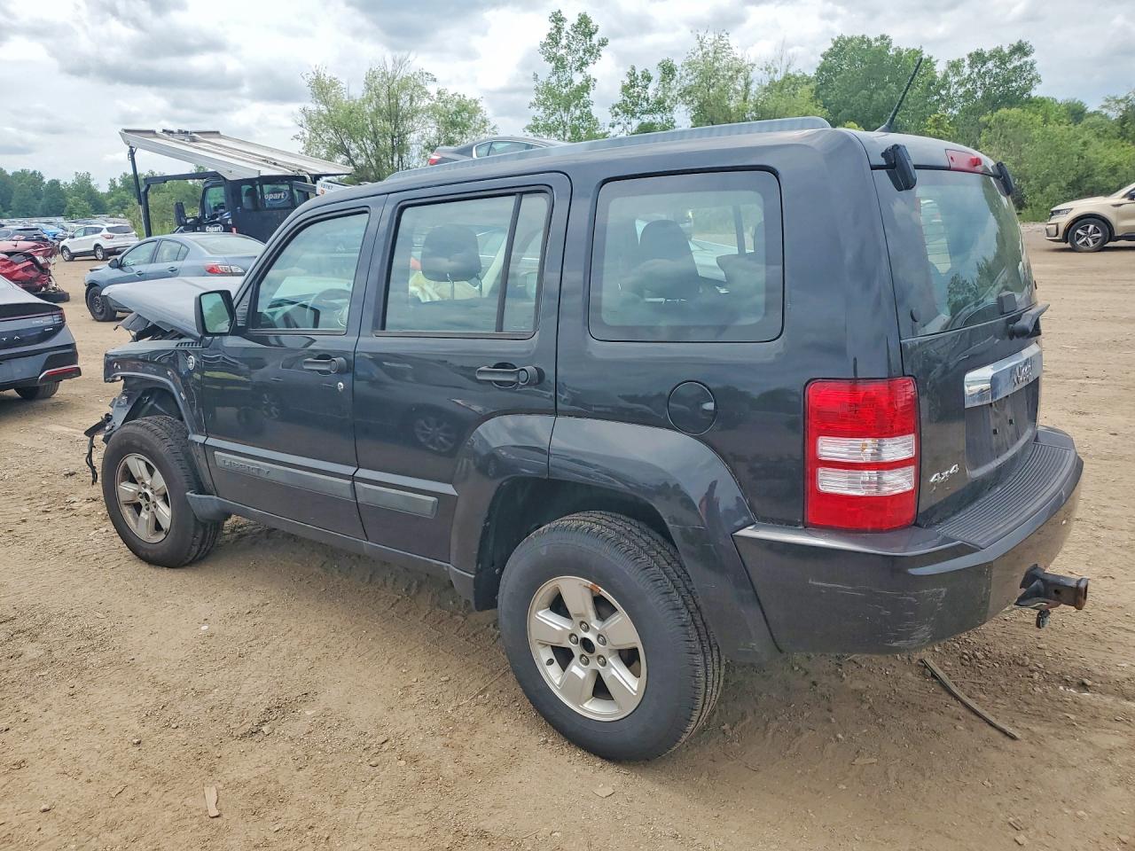 2012 Jeep Liberty Sport Black vin: 1C4PJMAKXCW137841