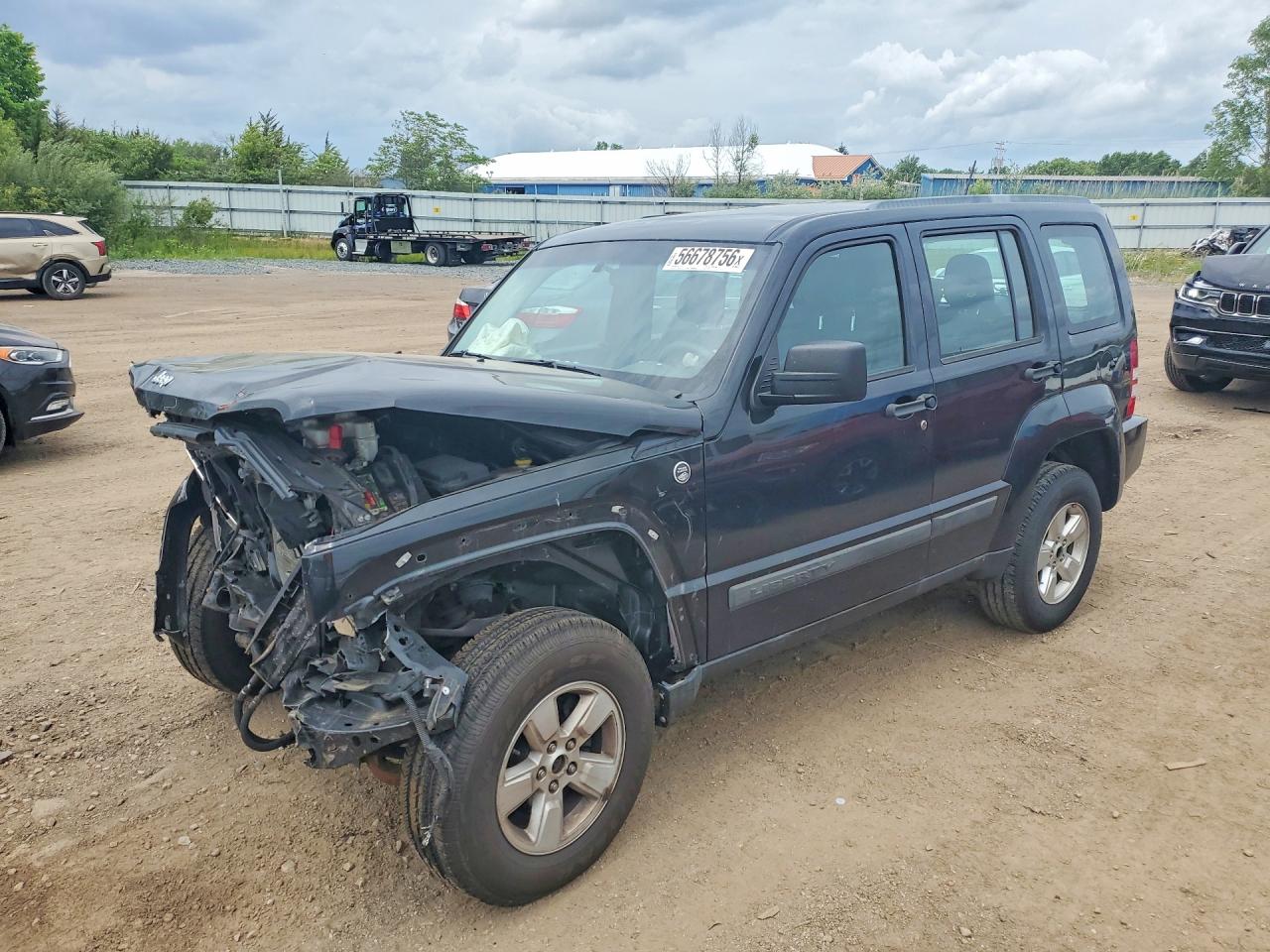 2012 Jeep Liberty Sport Black vin: 1C4PJMAKXCW137841