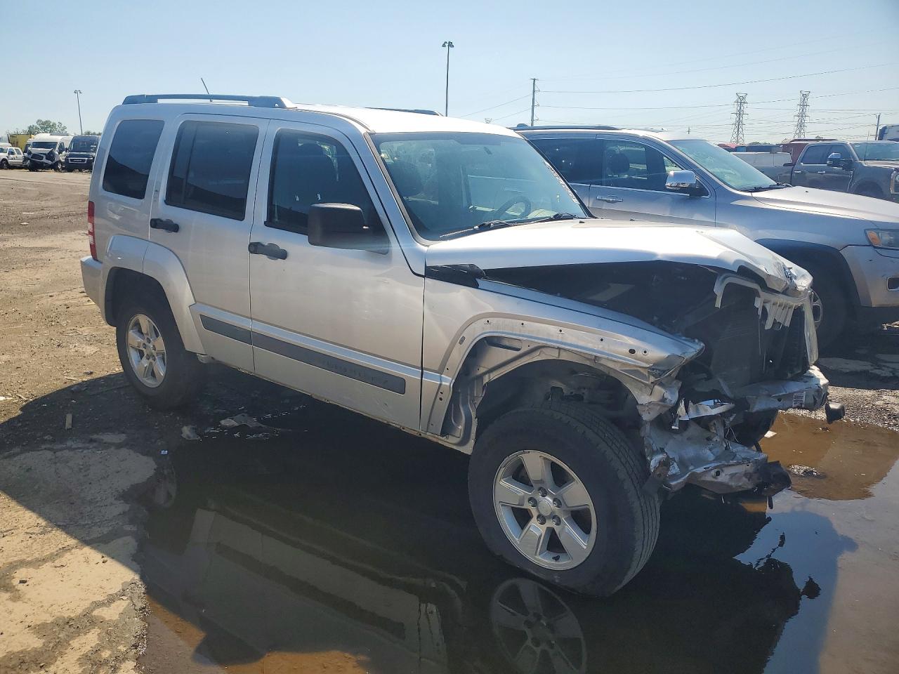 2012 Jeep Liberty Sport Silver vin: 1C4PJMAKXCW138567