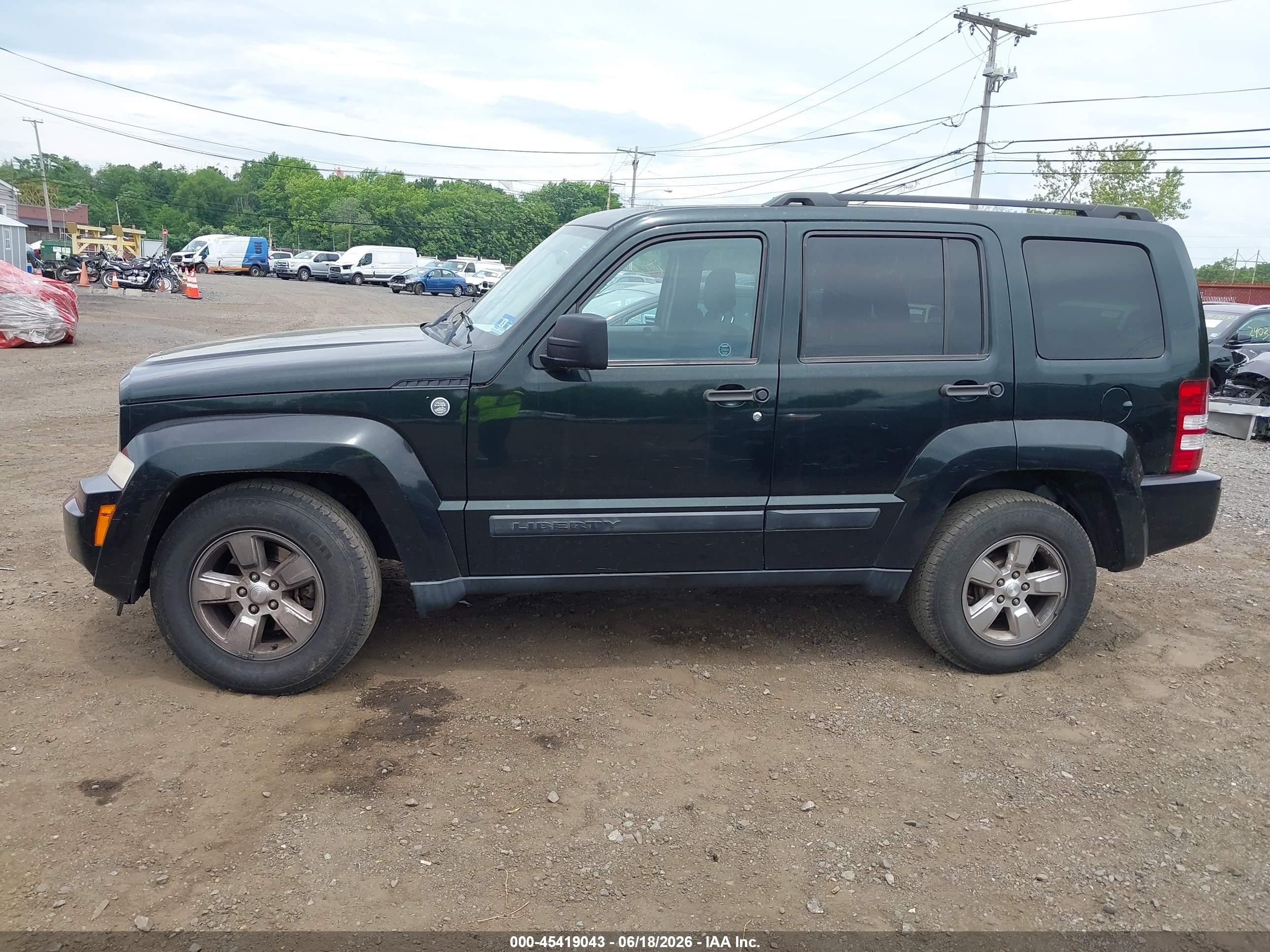 2012 Jeep Liberty Sport Black vin: 1C4PJMAKXCW146300