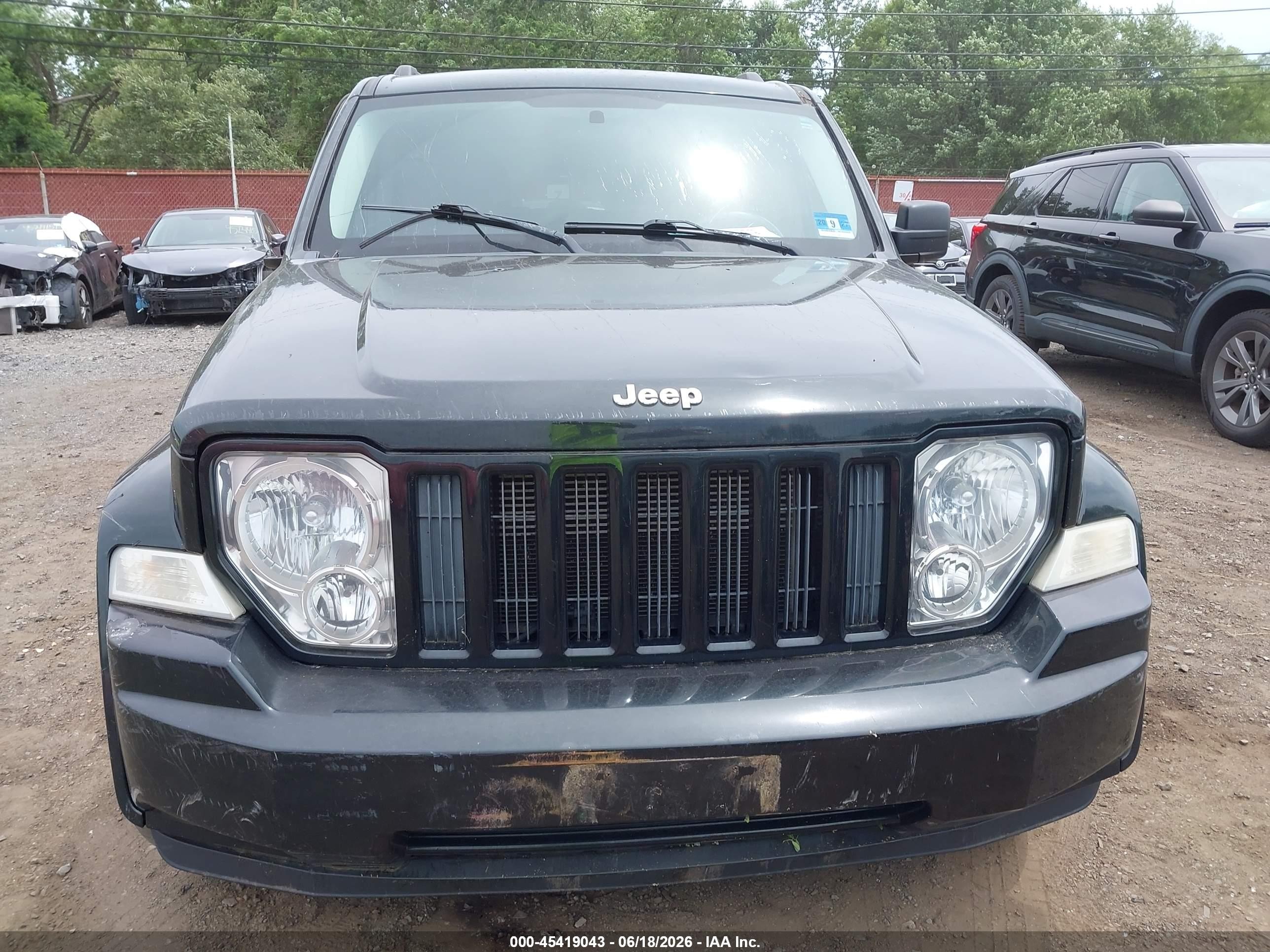 2012 Jeep Liberty Sport Black vin: 1C4PJMAKXCW146300