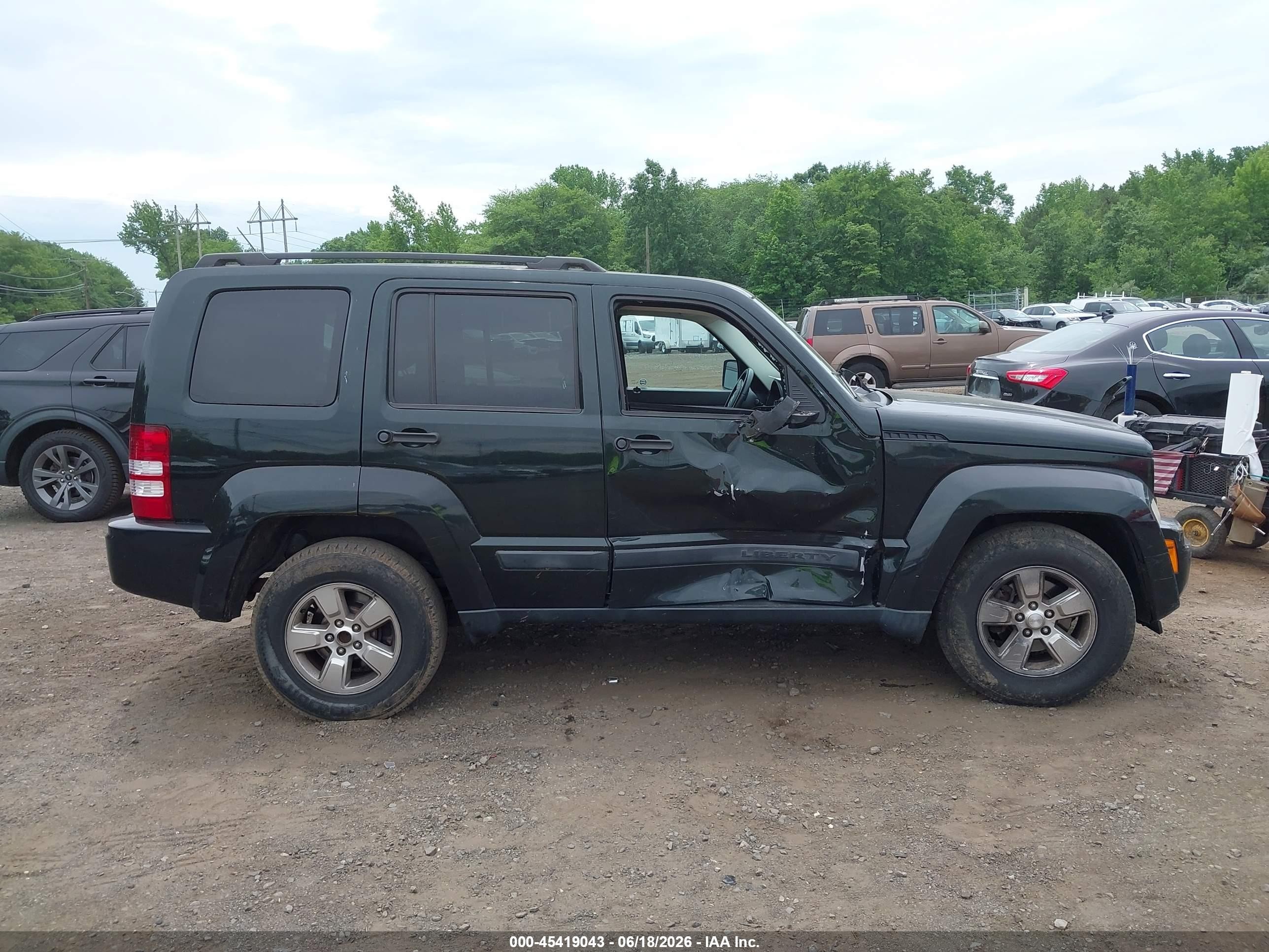2012 Jeep Liberty Sport Black vin: 1C4PJMAKXCW146300