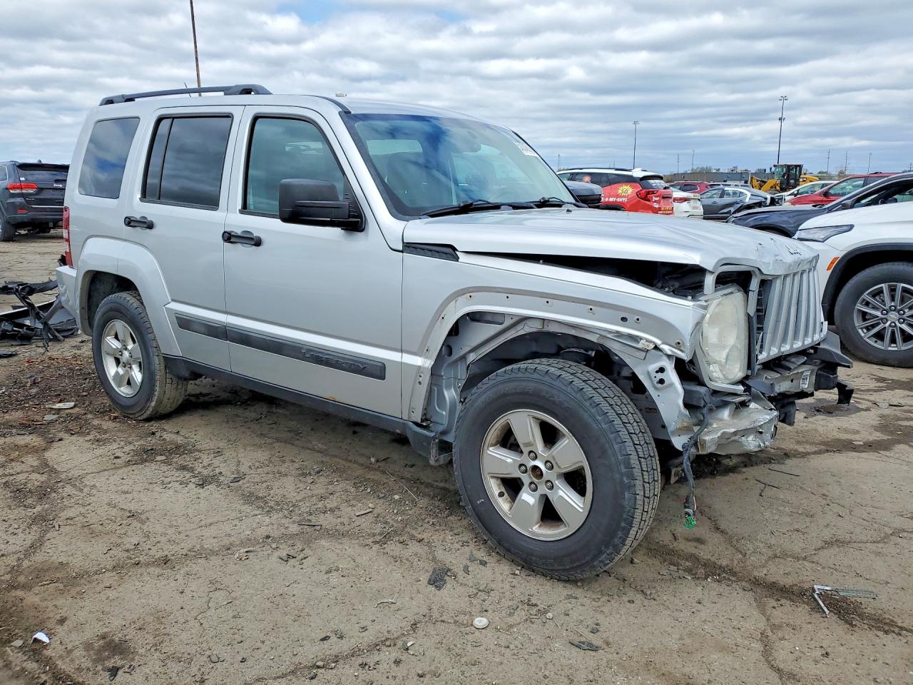 2012 Jeep Liberty Sport Silver vin: 1C4PJMAKXCW158754