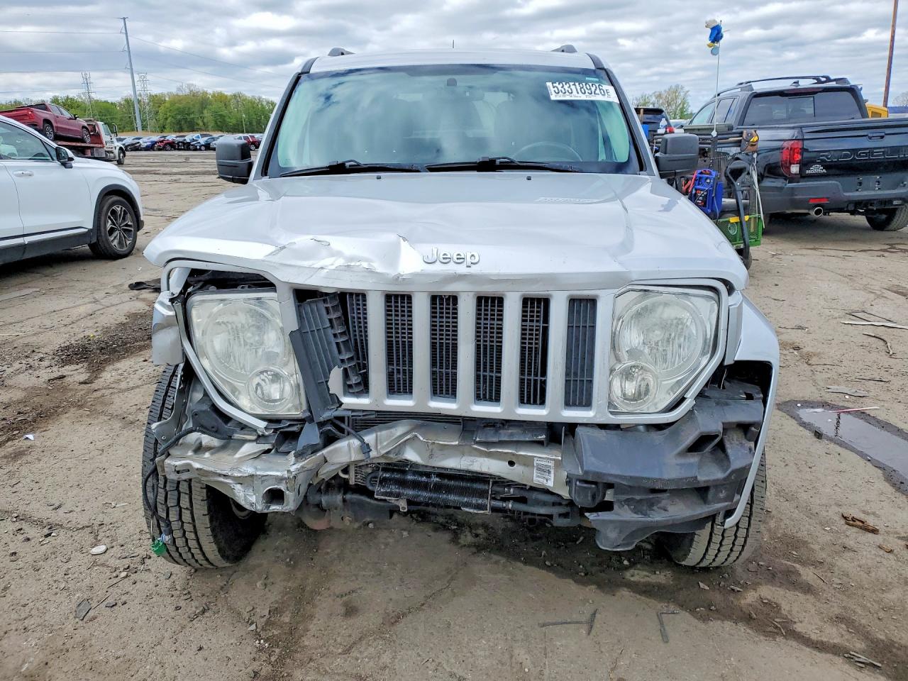 2012 Jeep Liberty Sport Silver vin: 1C4PJMAKXCW158754