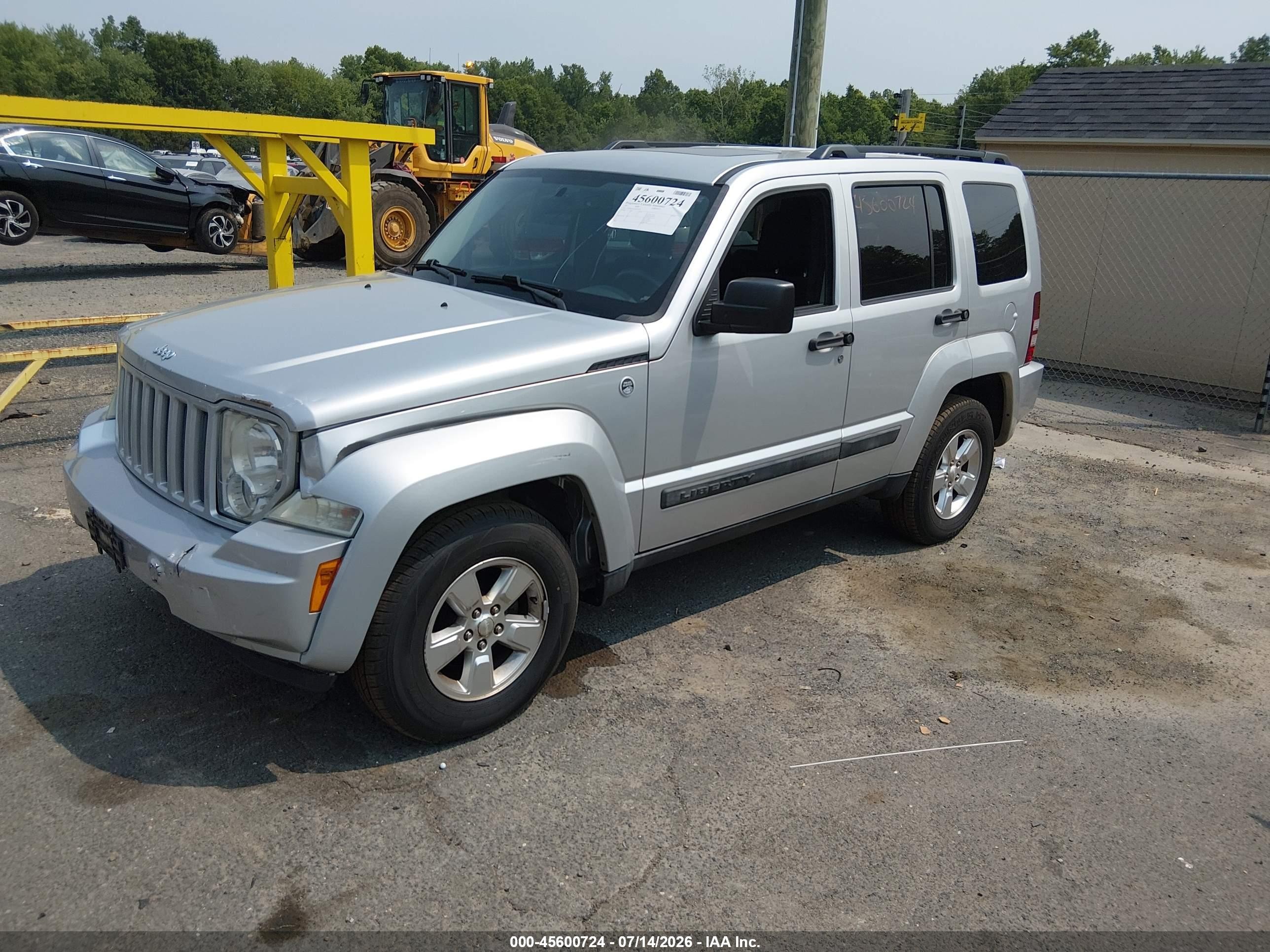 2012 Jeep Liberty Sport Silver vin: 1C4PJMAKXCW162299