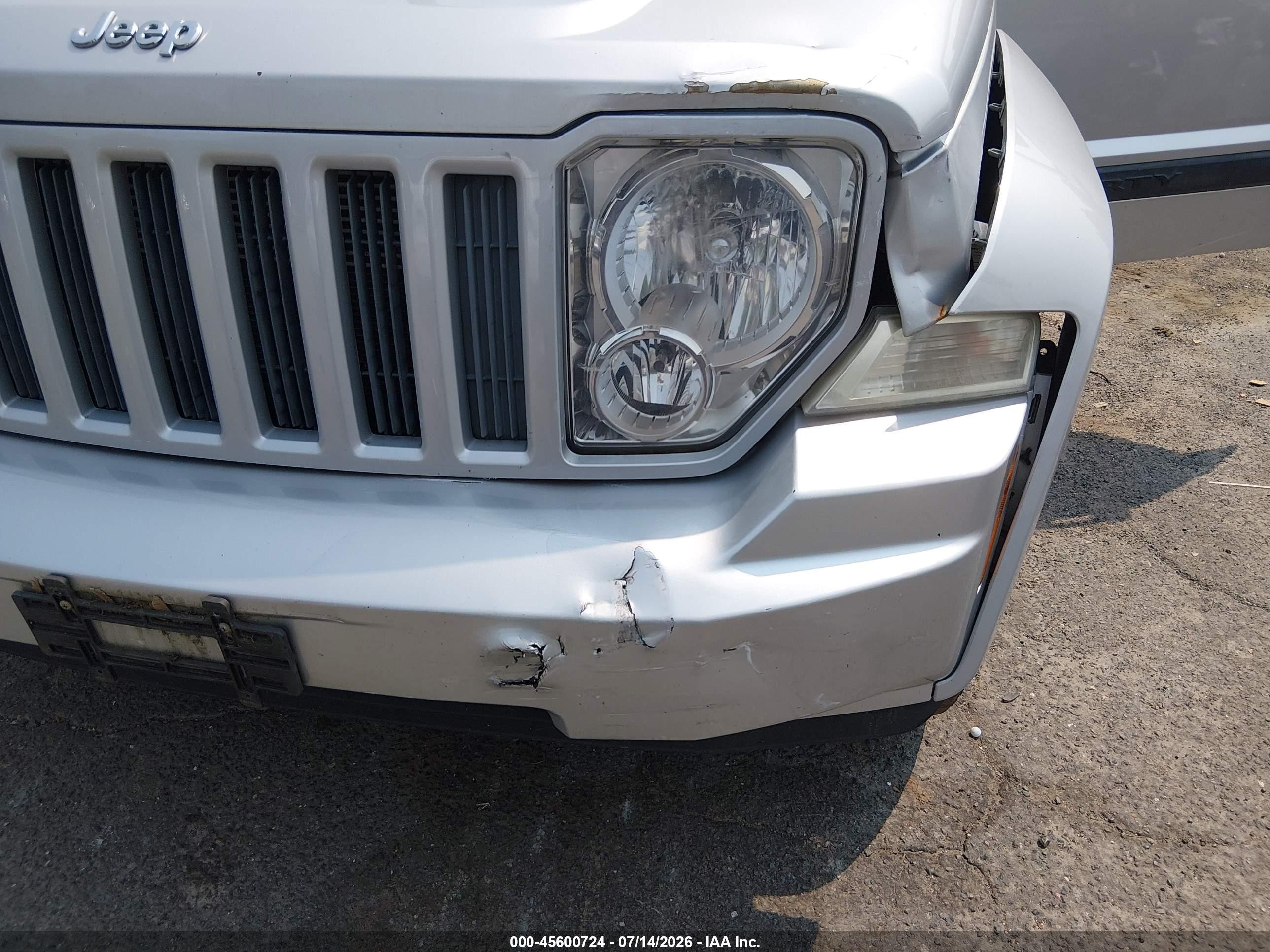 2012 Jeep Liberty Sport Silver vin: 1C4PJMAKXCW162299