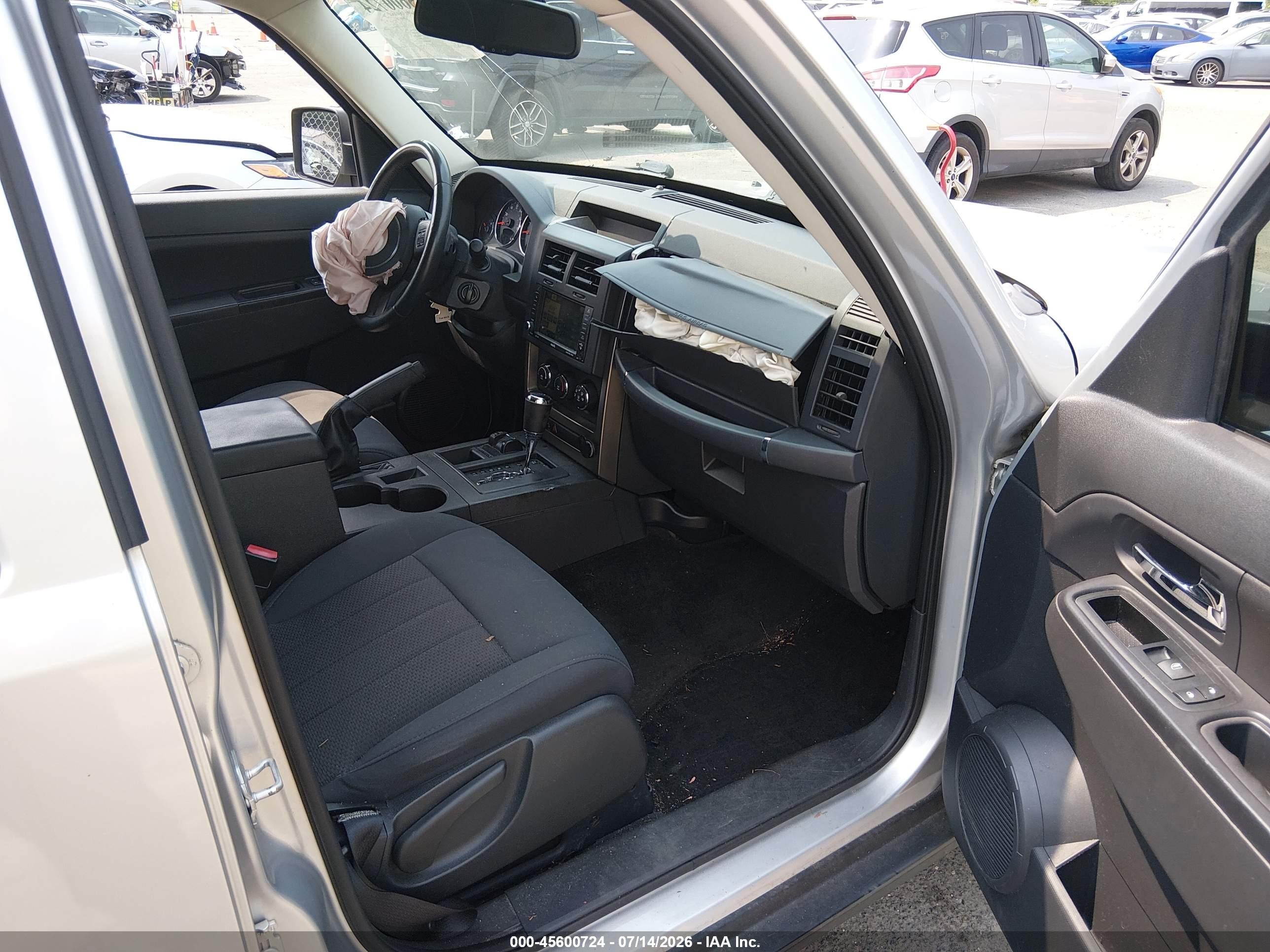 2012 Jeep Liberty Sport Silver vin: 1C4PJMAKXCW162299