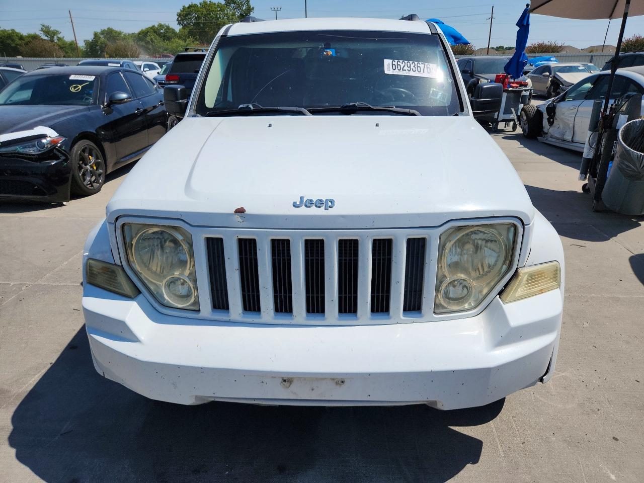2012 Jeep Liberty Sport White vin: 1C4PJMAKXCW163954