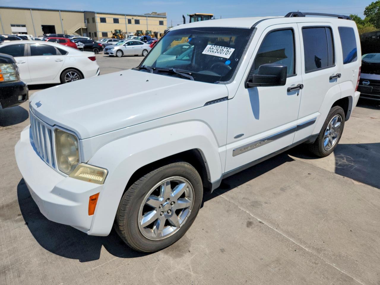 2012 Jeep Liberty Sport White vin: 1C4PJMAKXCW163954