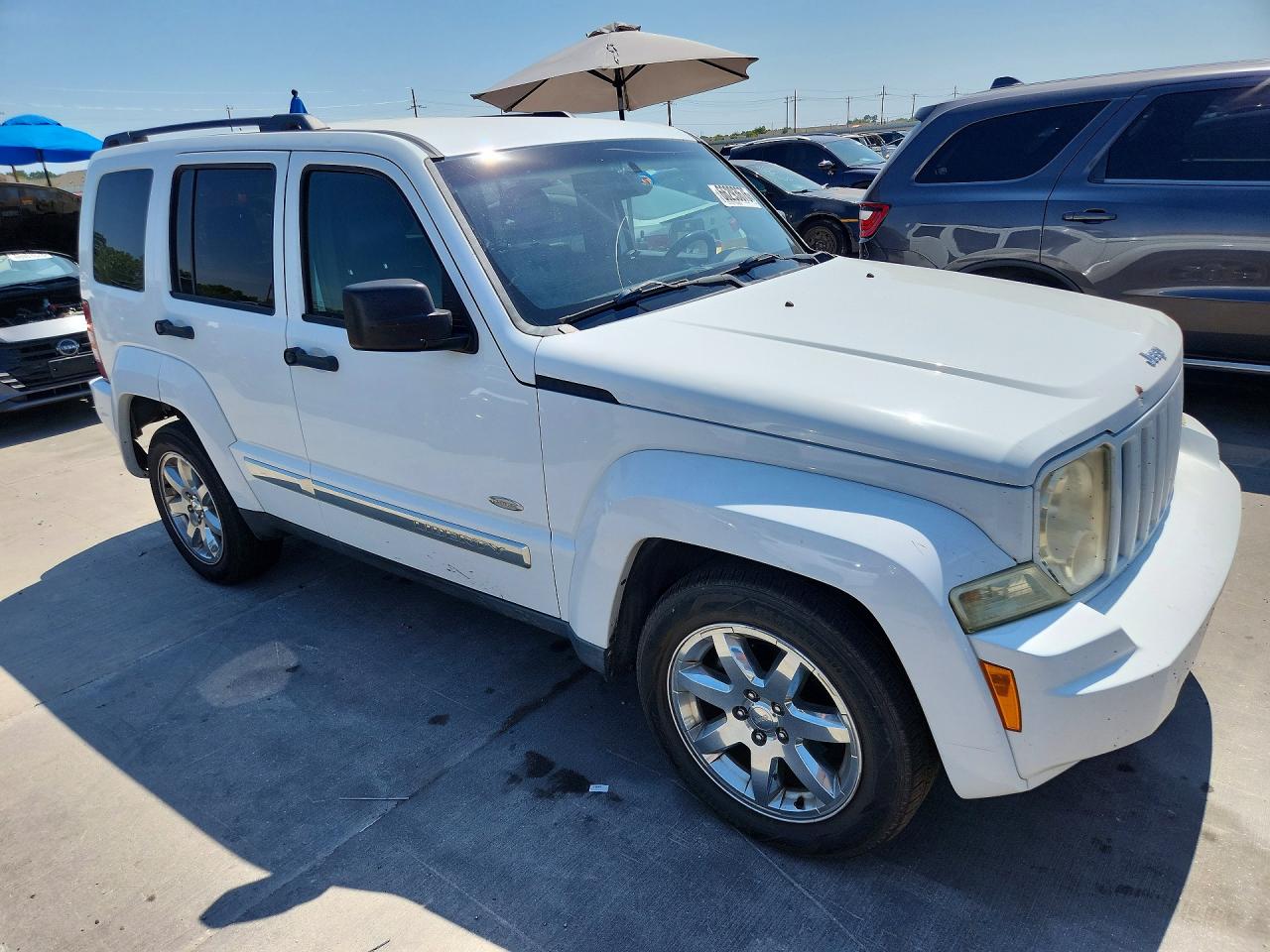 2012 Jeep Liberty Sport White vin: 1C4PJMAKXCW163954