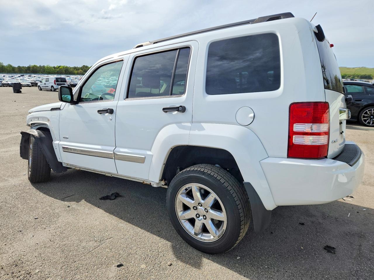 2012 Jeep Liberty Sport White vin: 1C4PJMAKXCW181483