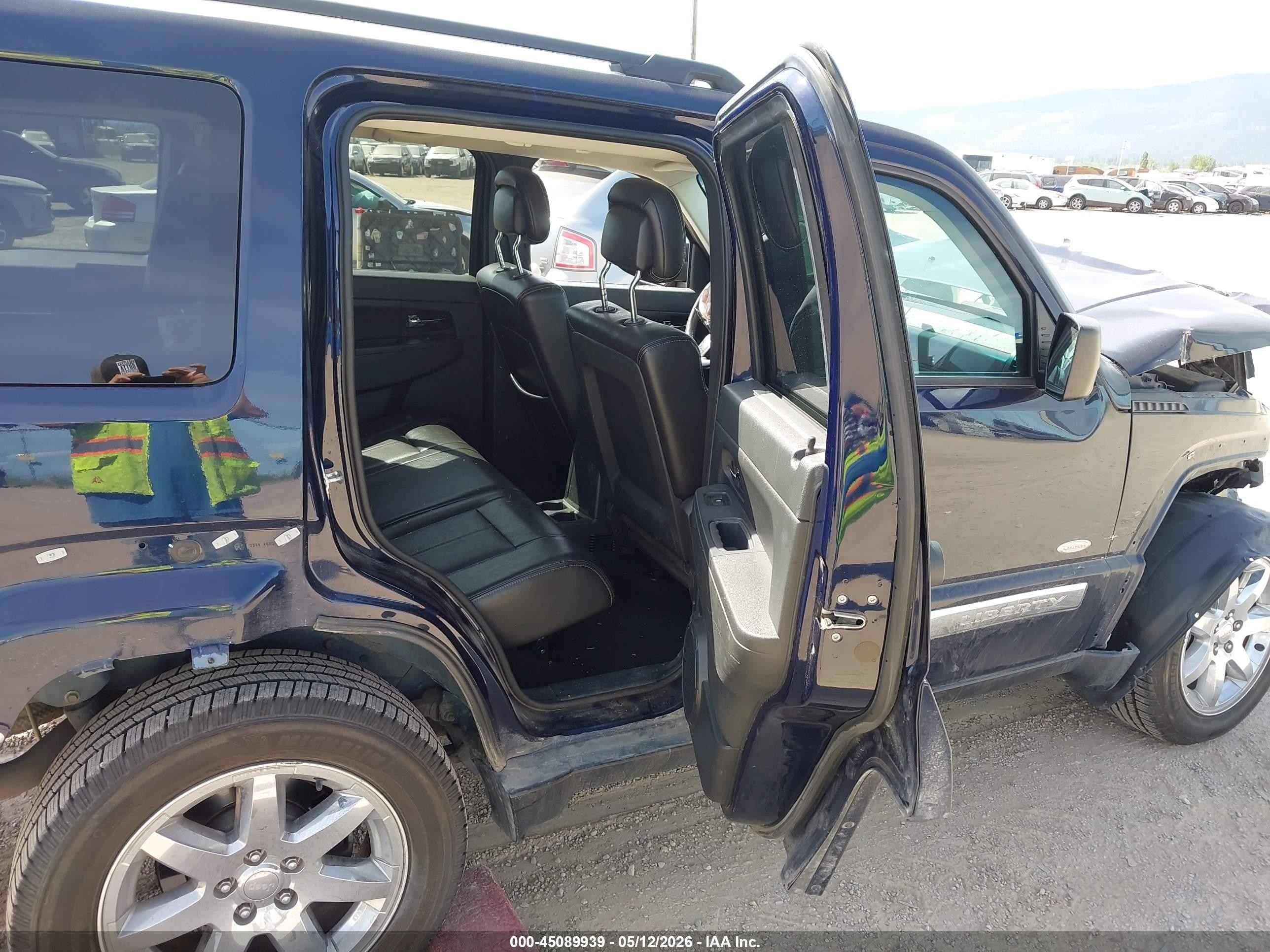 2012 Jeep Liberty Sport Blue vin: 1C4PJMAKXCW186733