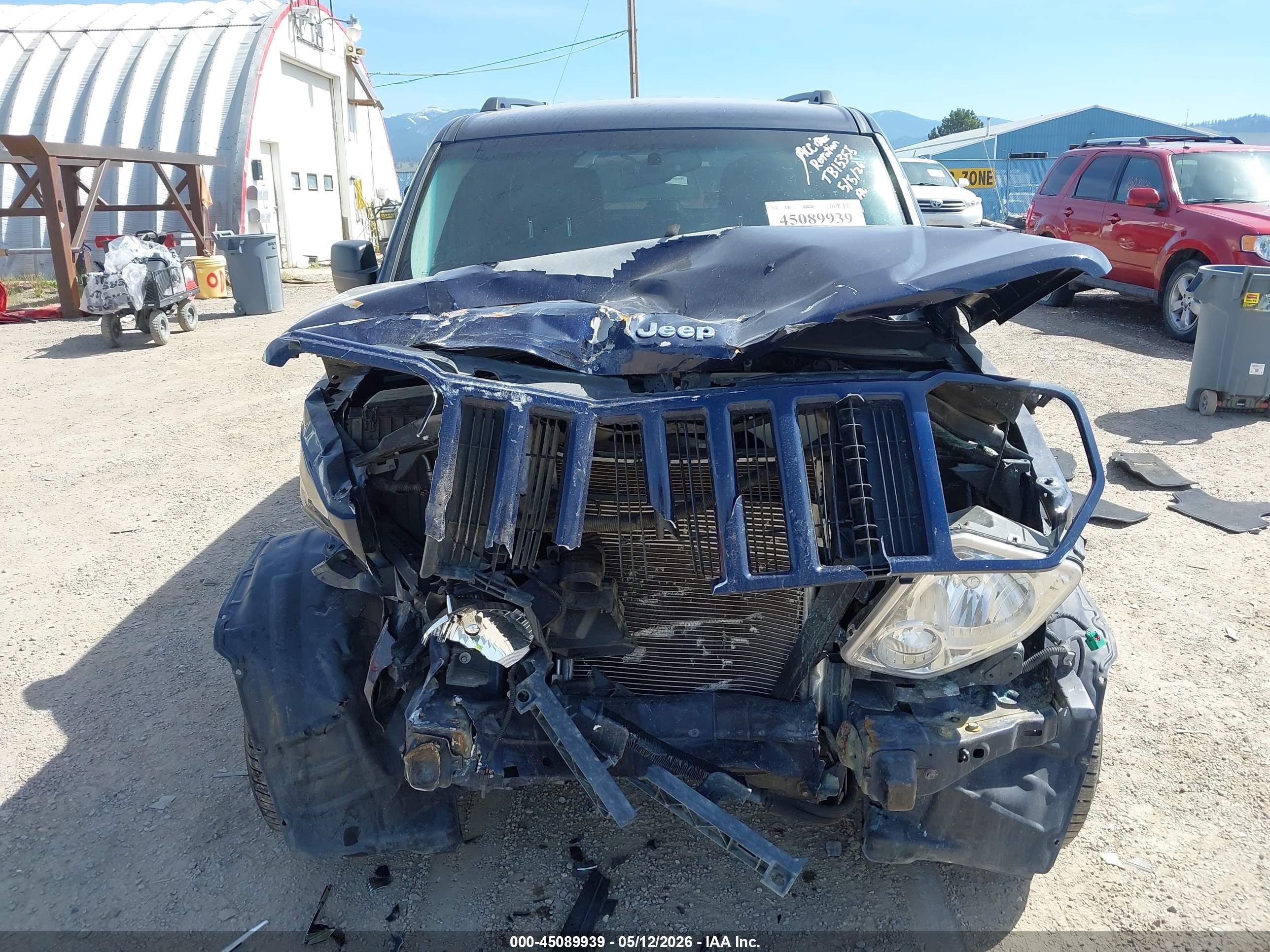 2012 Jeep Liberty Sport Blue vin: 1C4PJMAKXCW186733