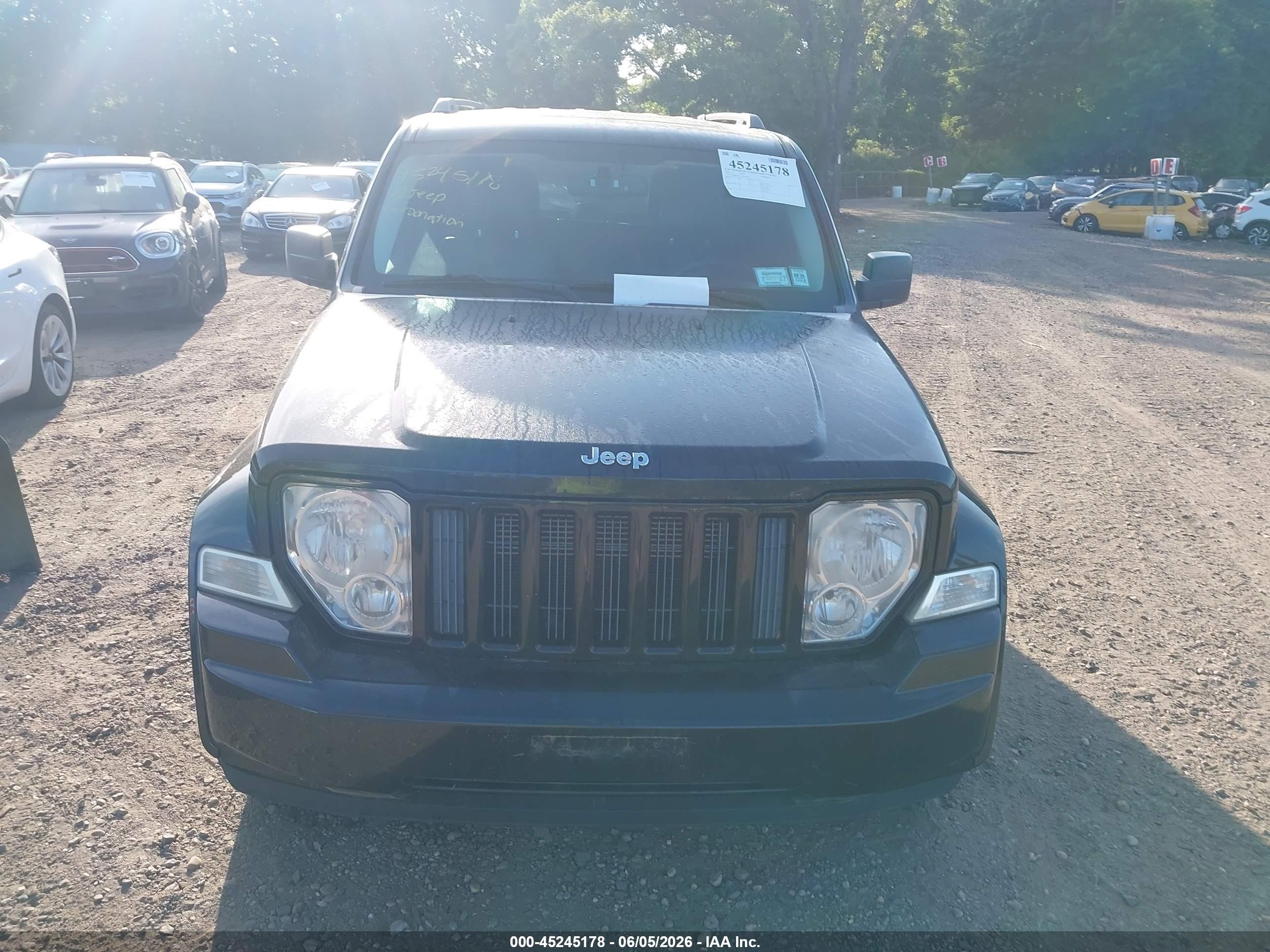 2012 Jeep Liberty Sport Черный vin: 1C4PJMAKXCW195139