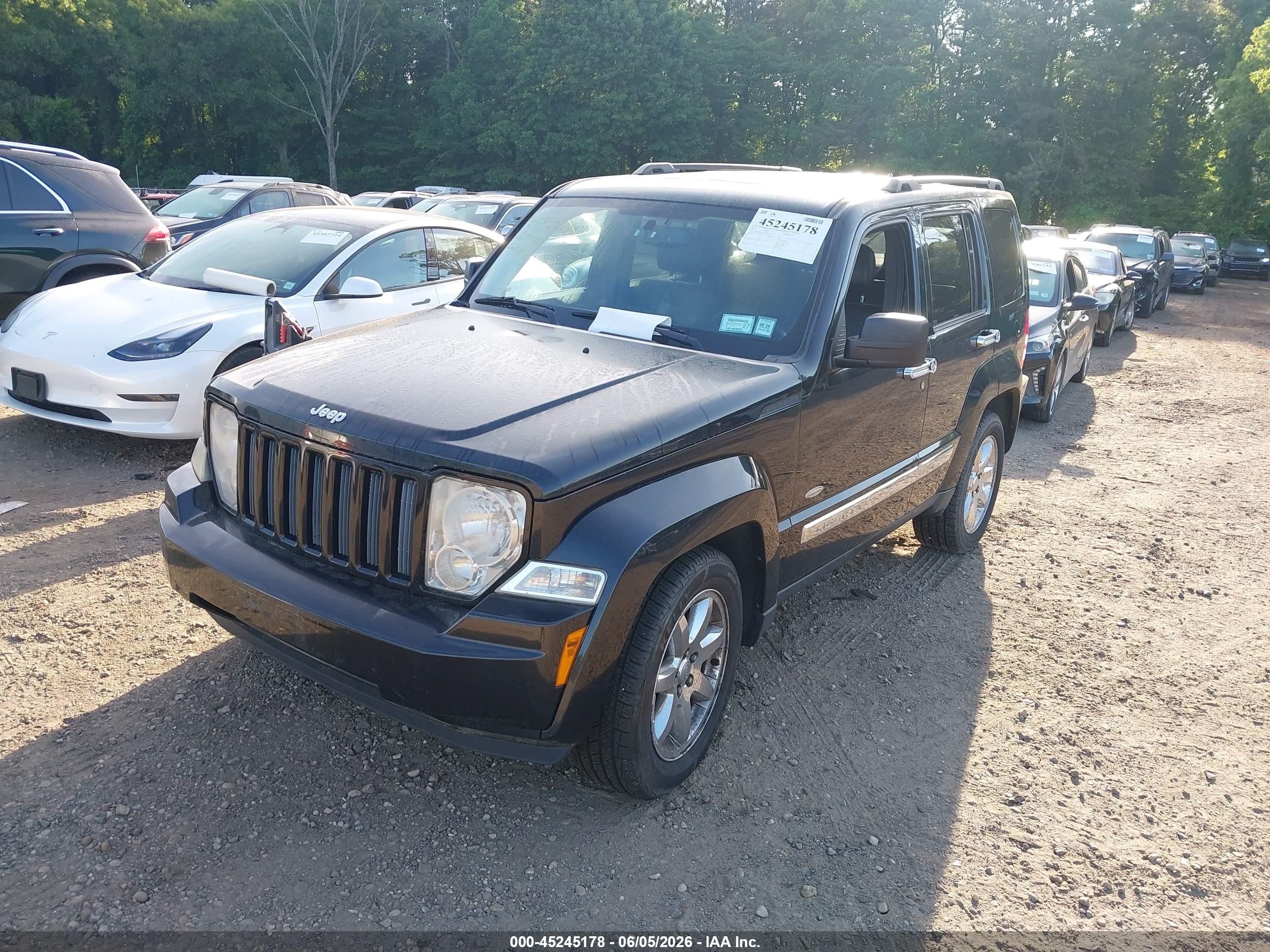 2012 Jeep Liberty Sport Черный vin: 1C4PJMAKXCW195139