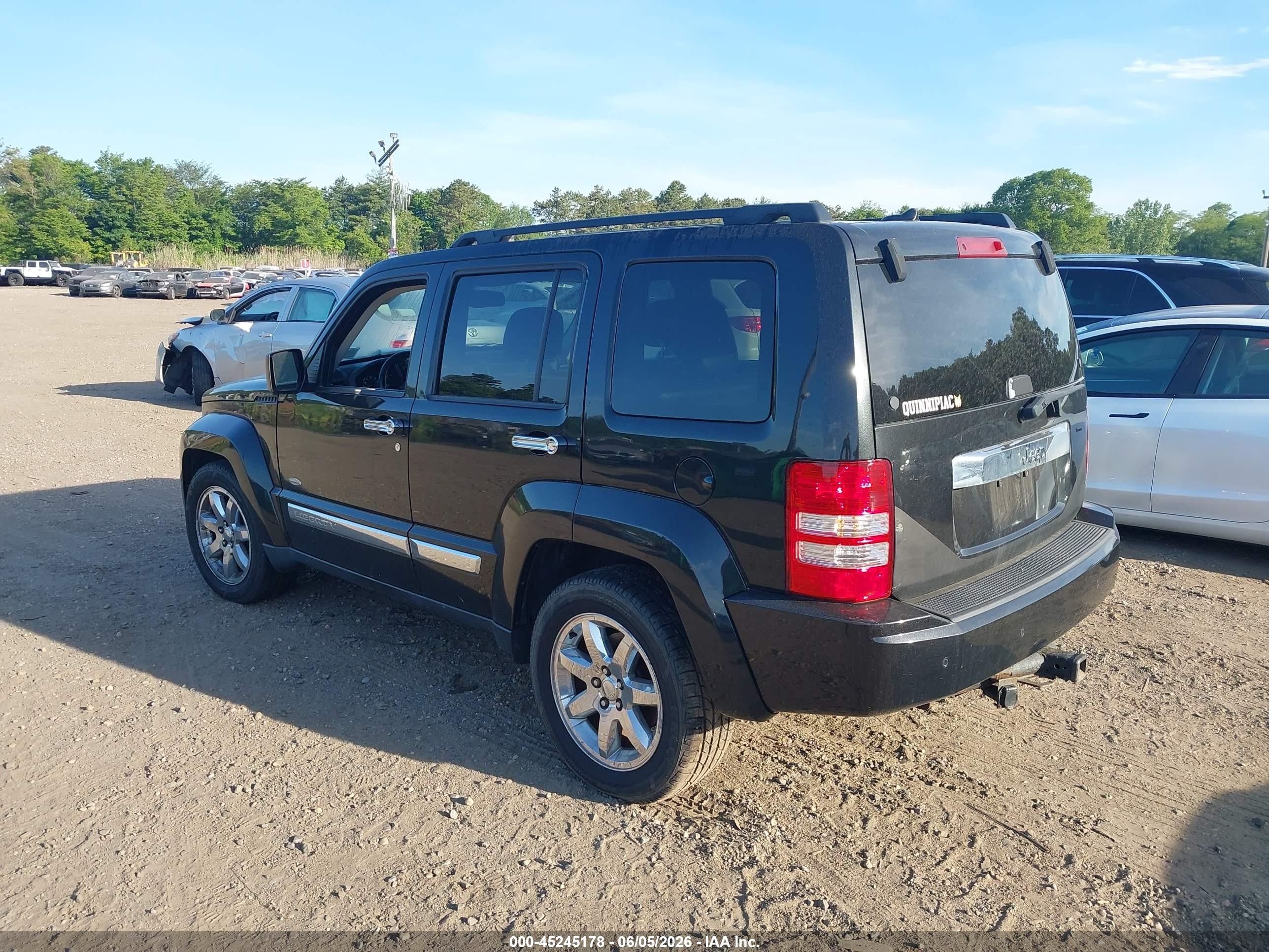 2012 Jeep Liberty Sport Черный vin: 1C4PJMAKXCW195139
