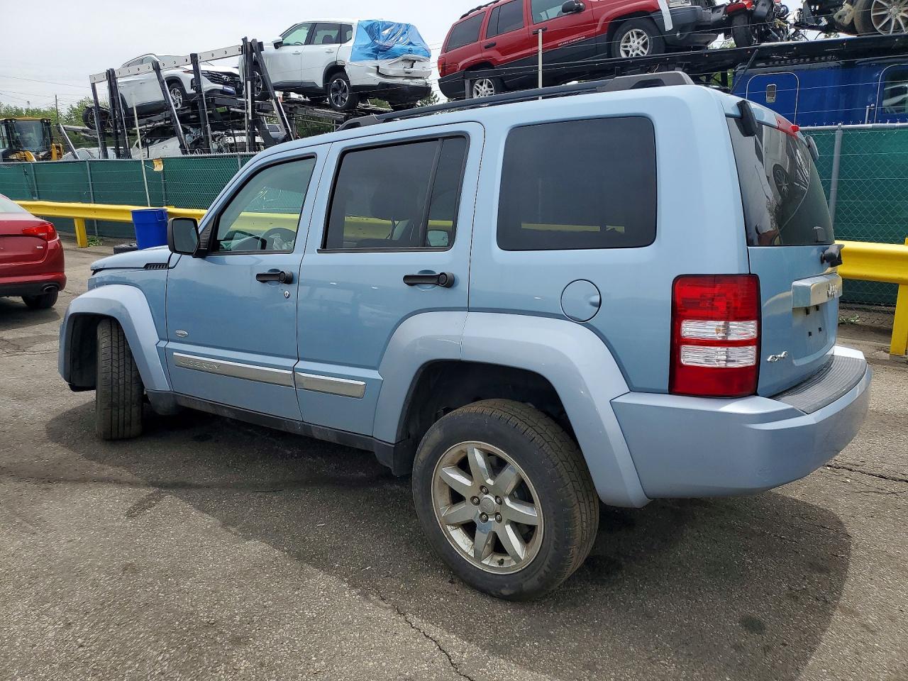 2012 Jeep Liberty Sport Blue vin: 1C4PJMAKXCW197800