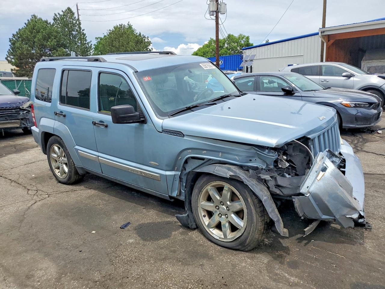 2012 Jeep Liberty Sport Blue vin: 1C4PJMAKXCW197800