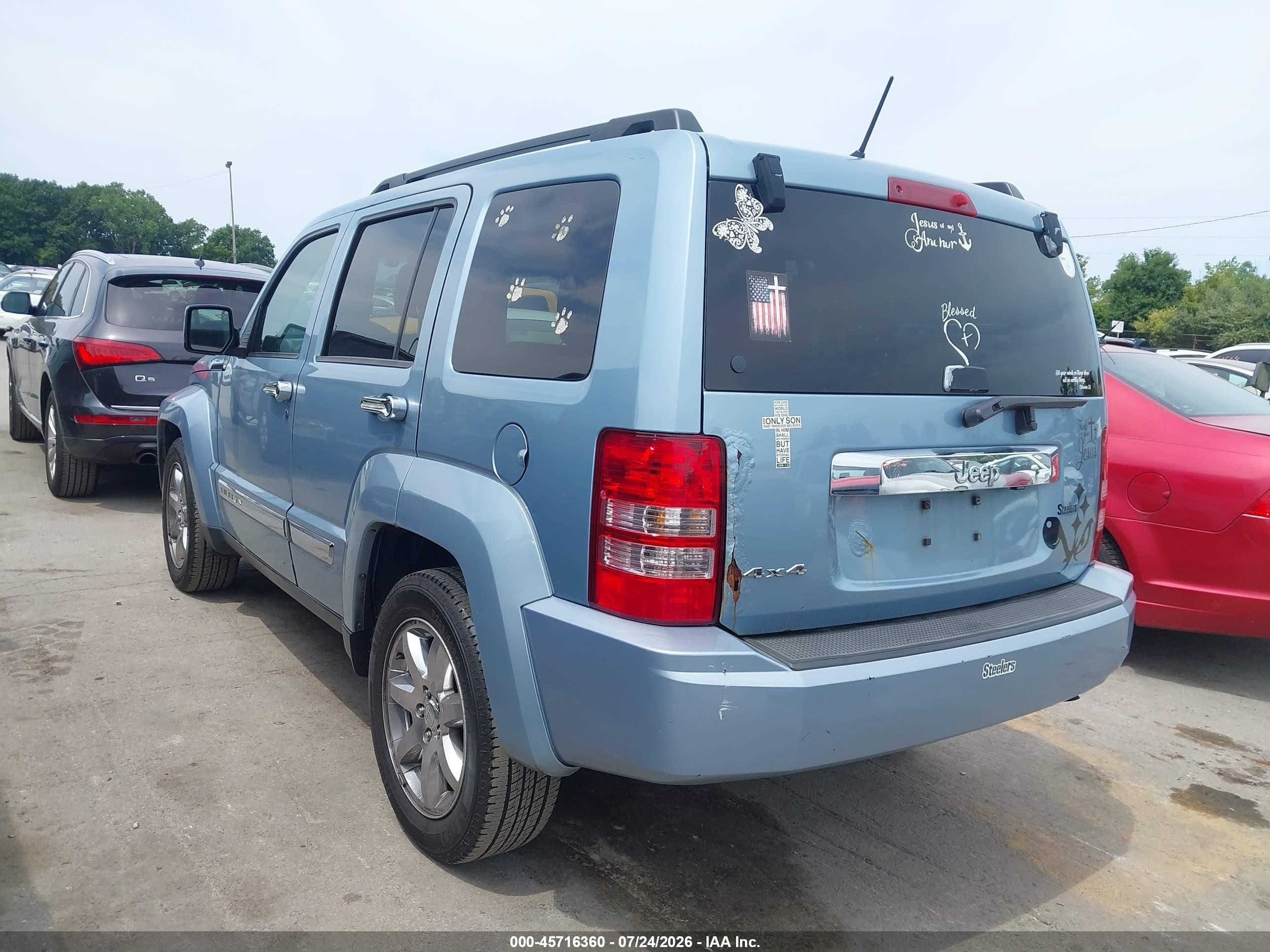 2012 Jeep Liberty Sport Light Blue vin: 1C4PJMAKXCW203465