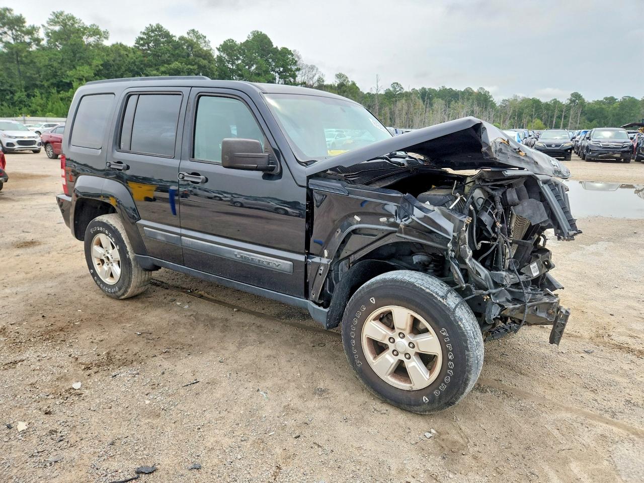 2012 Jeep Liberty Sport Black vin: 1C4PJMAKXCW203482