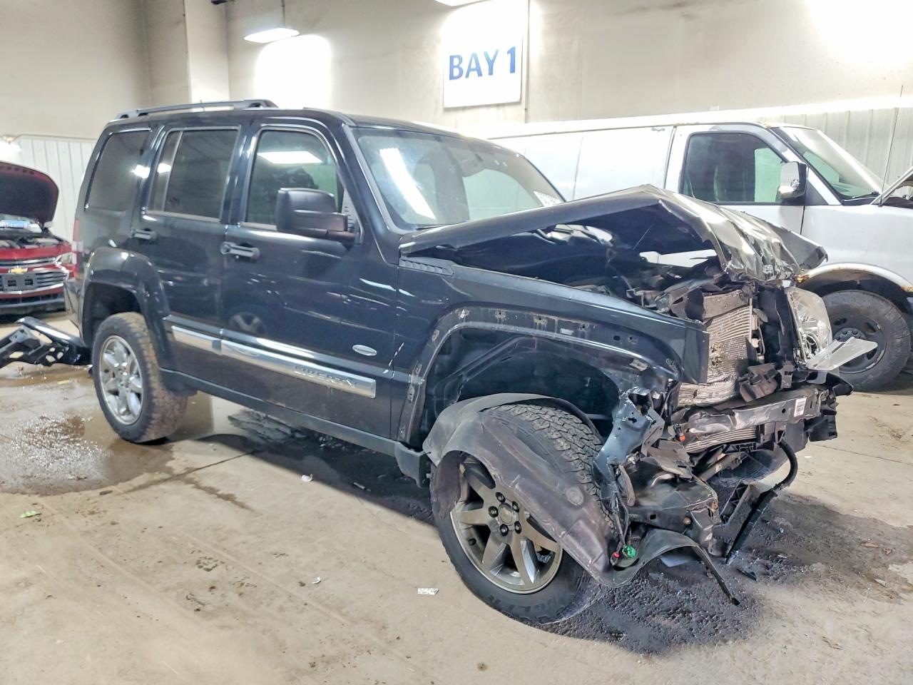2012 Jeep Liberty Sport Black vin: 1C4PJMAKXCW215230