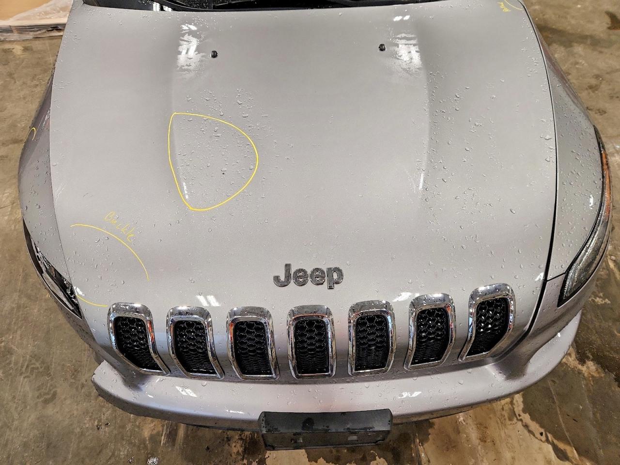 2017 Jeep Cherokee Sport Silver vin: 1C4PJMAS0HW504253