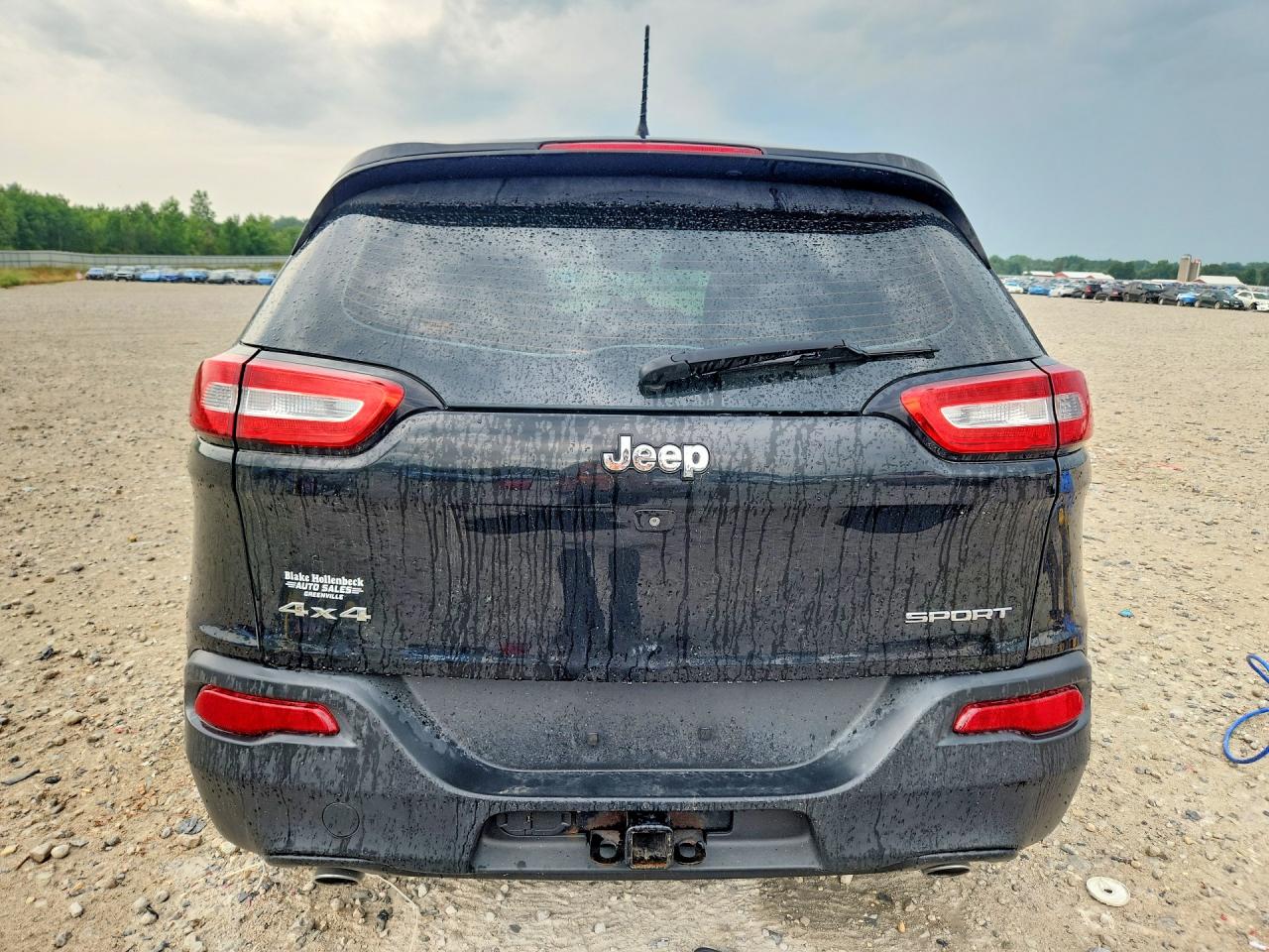 2014 Jeep Cherokee Sport Black vin: 1C4PJMAS6EW322357