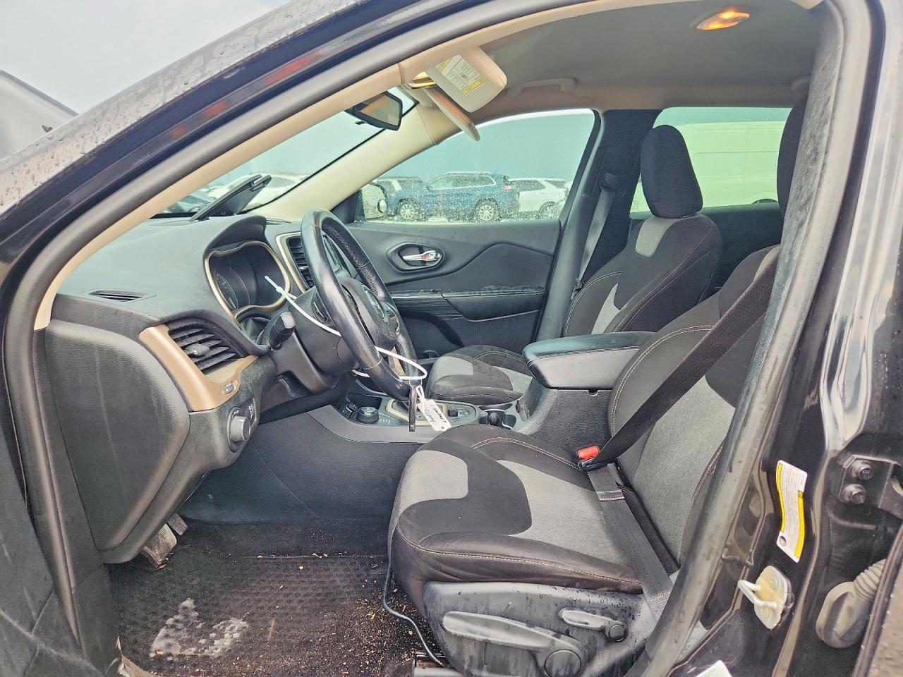 2014 Jeep Cherokee Sport Black vin: 1C4PJMAS6EW322357