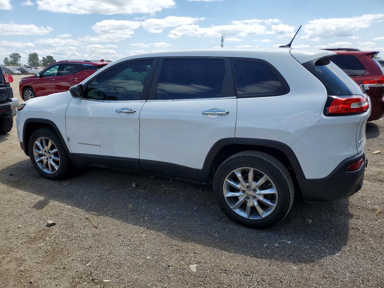 2014 Jeep Cherokee Sport White vin: 1C4PJMAS7EW164482