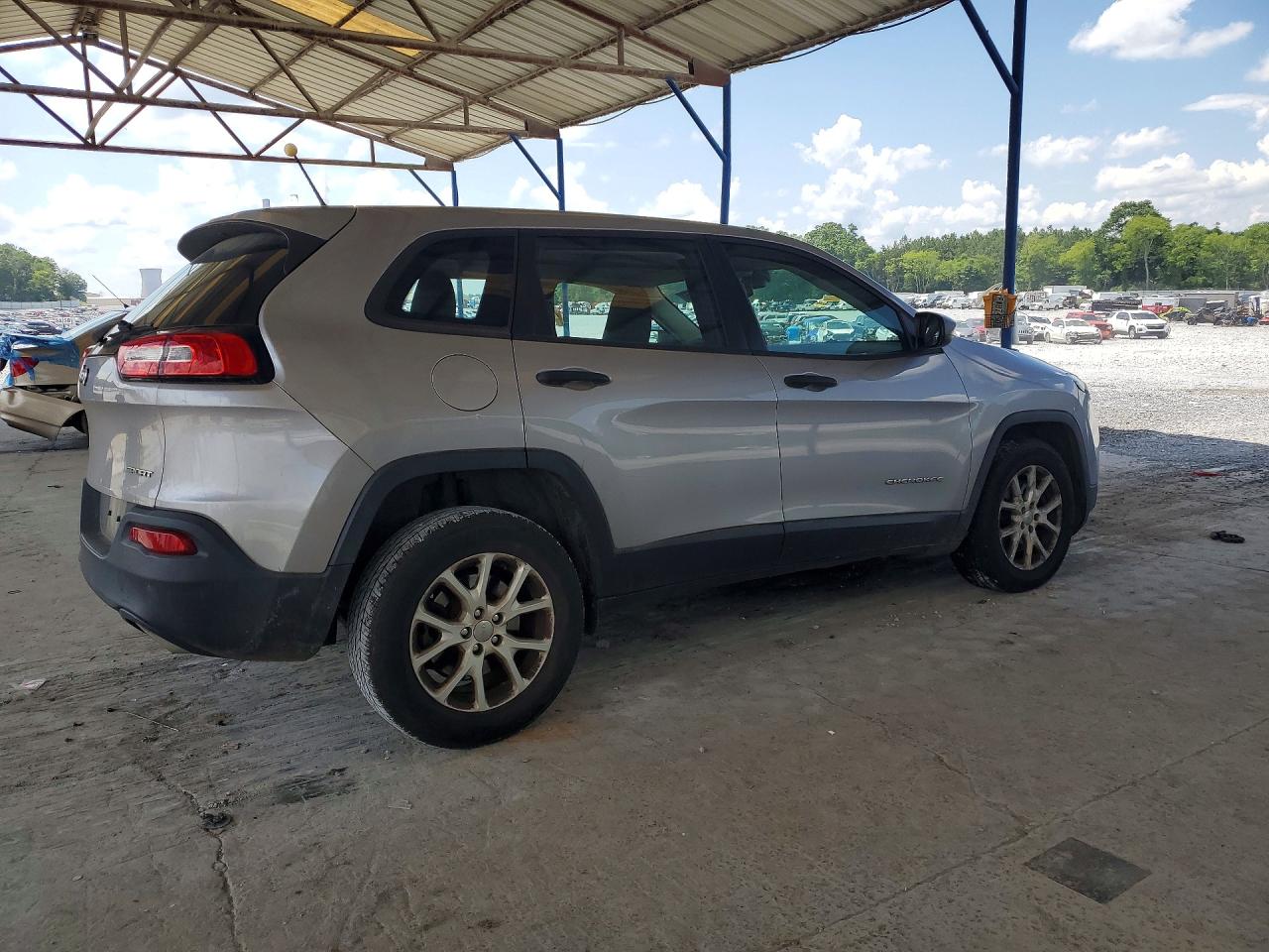 2017 Jeep Cherokee Sport Серебряный vin: 1C4PJMAS8HD228030