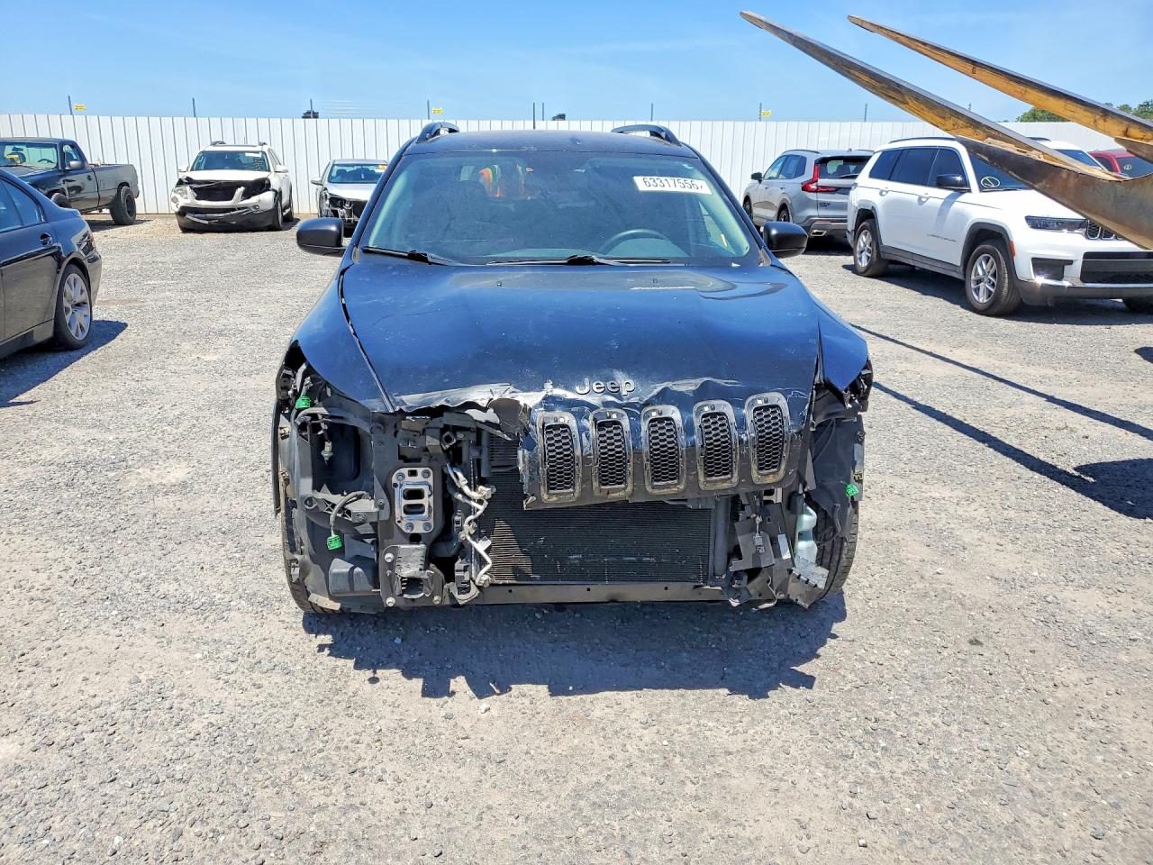 2017 Jeep Cherokee Sport Black vin: 1C4PJMAS8HW512553
