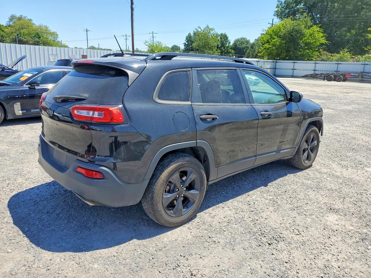 2017 Jeep Cherokee Sport Black vin: 1C4PJMAS8HW512553