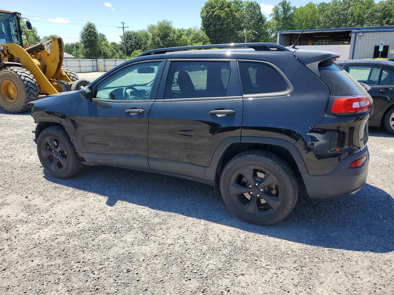 2017 Jeep Cherokee Sport Black vin: 1C4PJMAS8HW512553