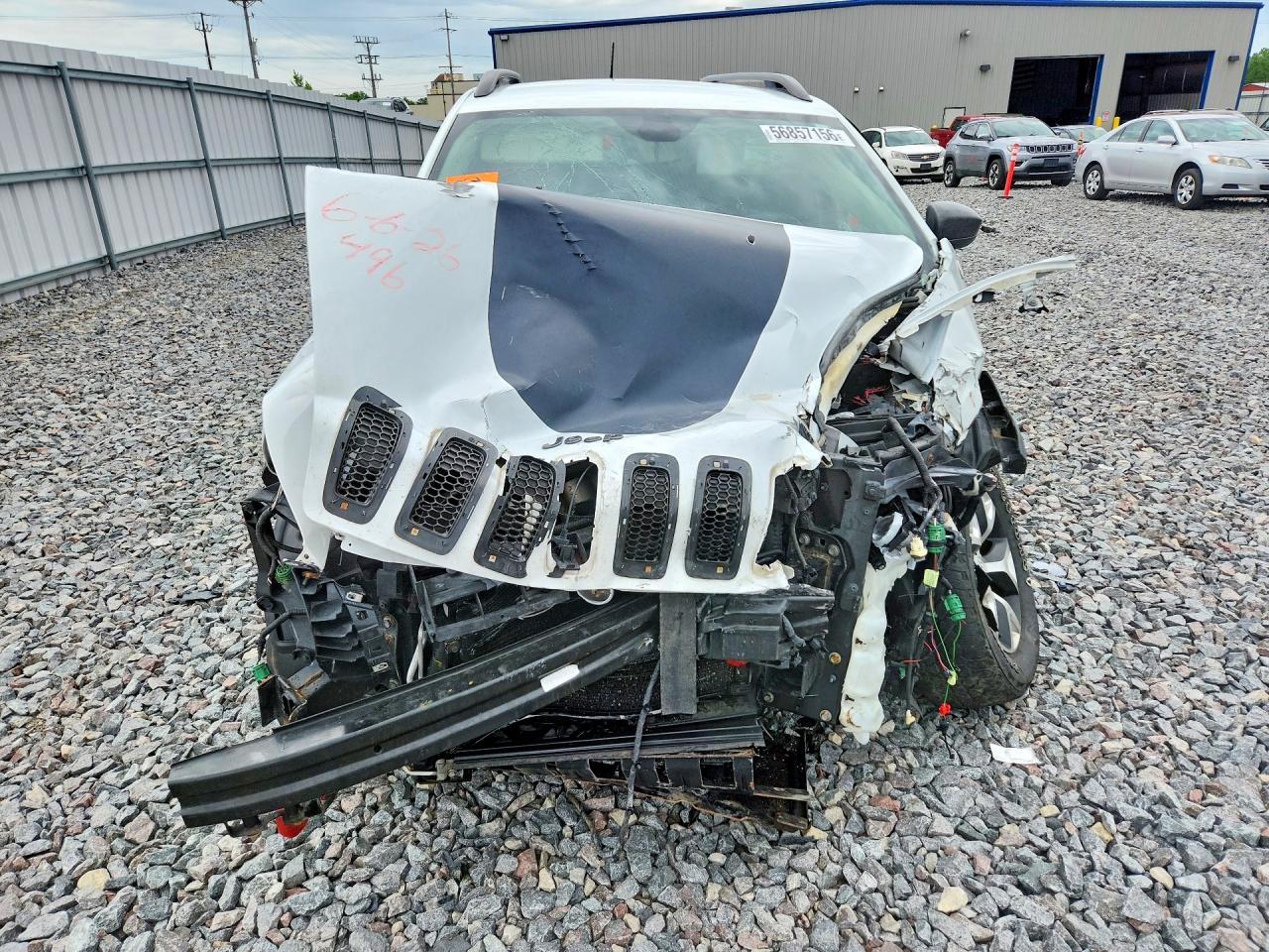 2014 Jeep Cherokee Trailhawk White vin: 1C4PJMBB0EW205985