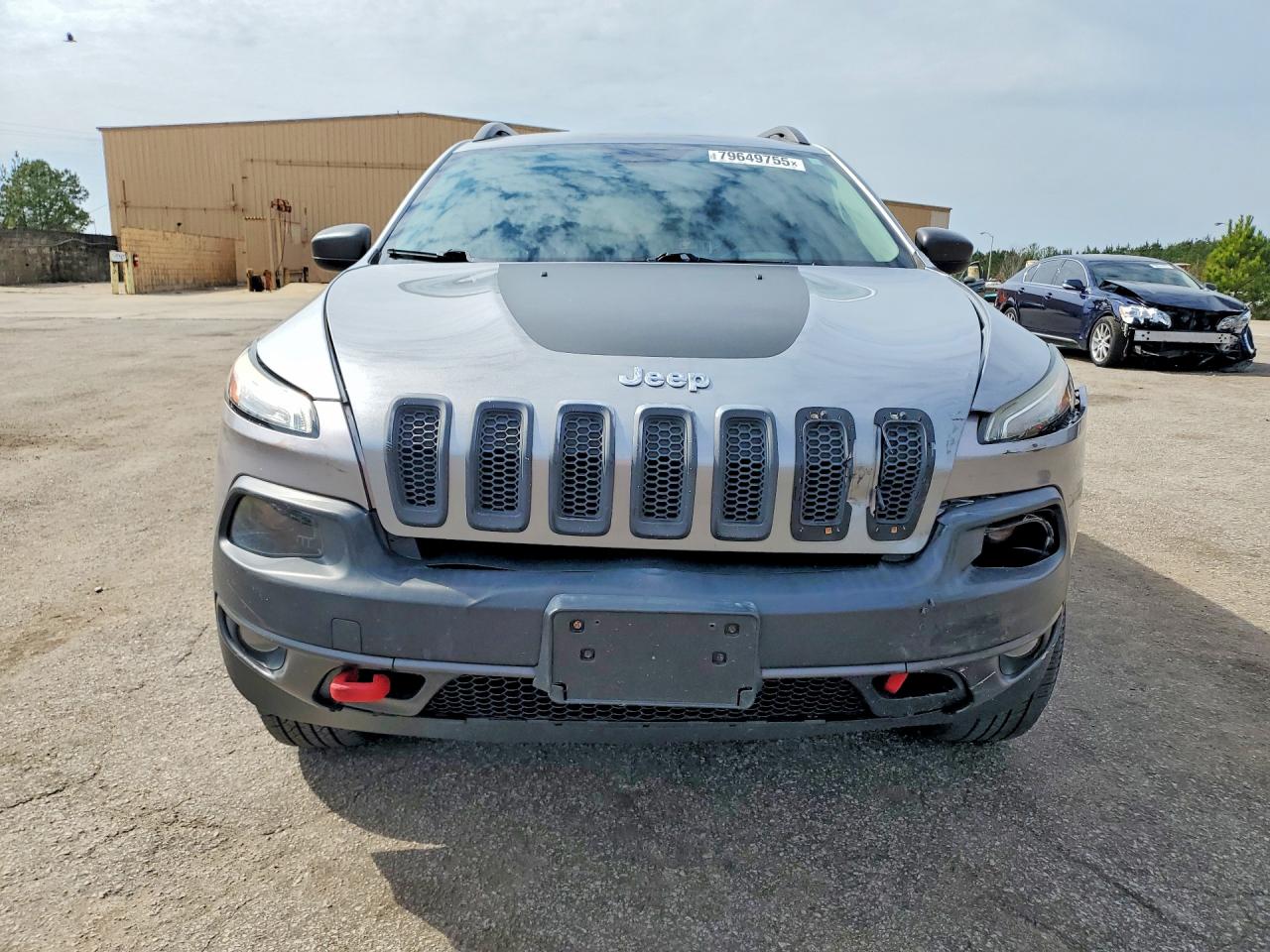 2014 Jeep Cherokee Trailhawk Серебряный vin: 1C4PJMBB1EW109623