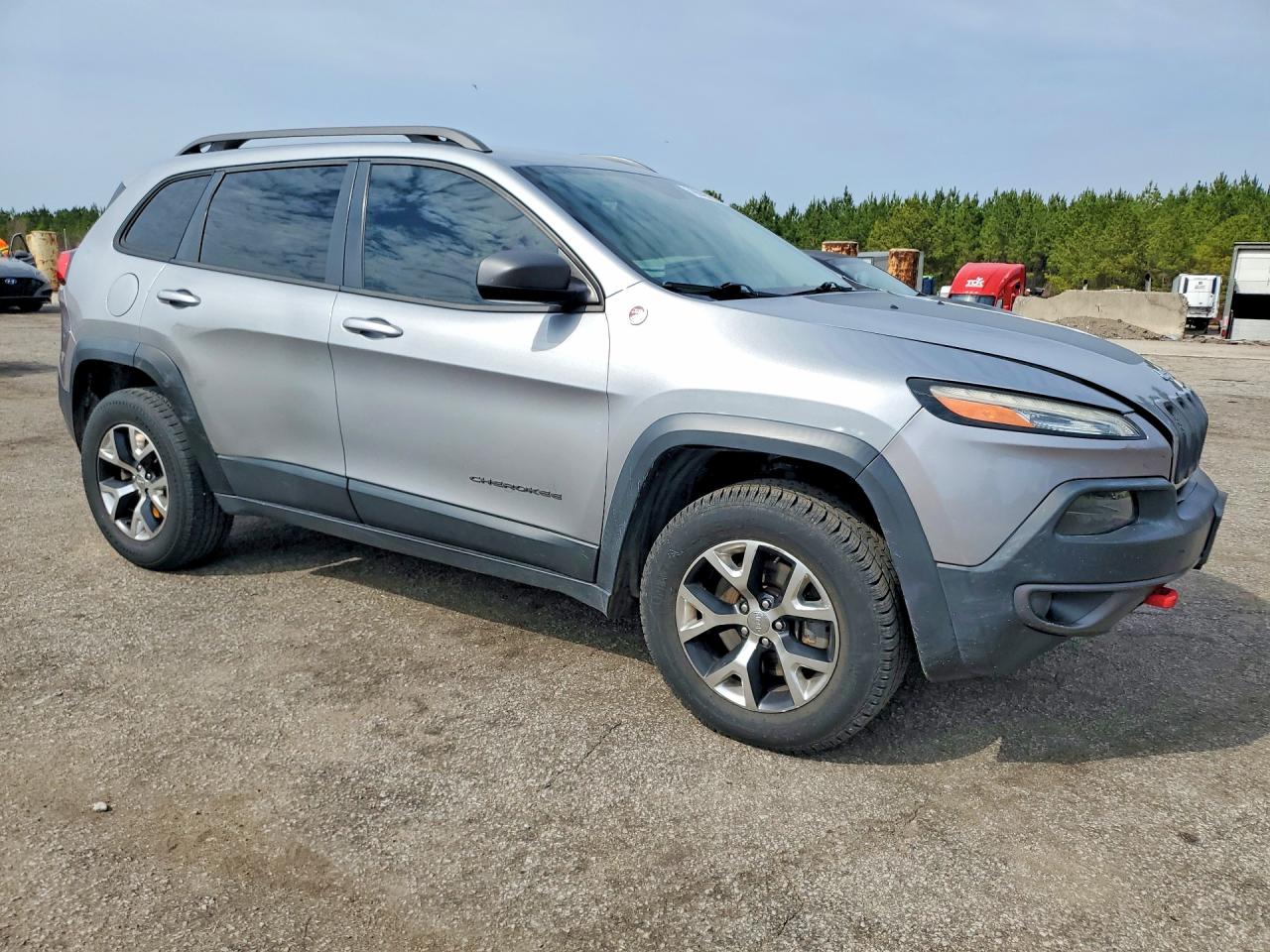 2014 Jeep Cherokee Trailhawk Серебряный vin: 1C4PJMBB1EW109623