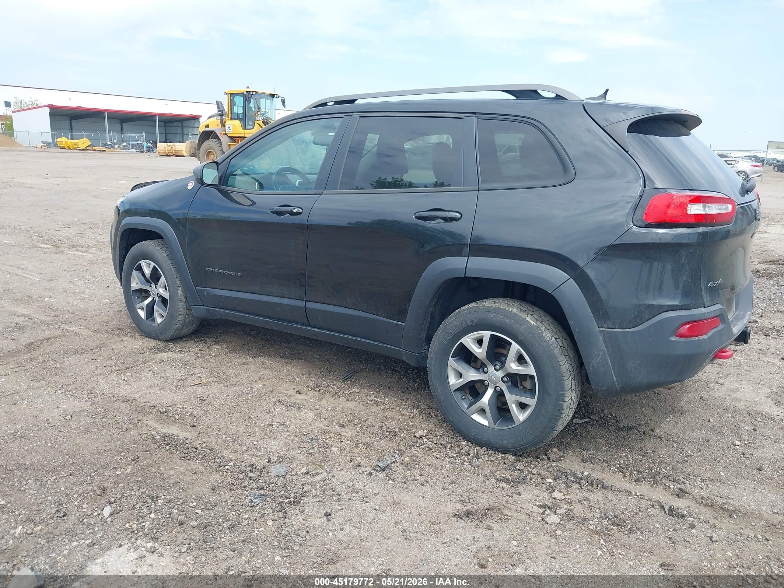 2014 Jeep Cherokee Trailhawk Black vin: 1C4PJMBB2EW159897