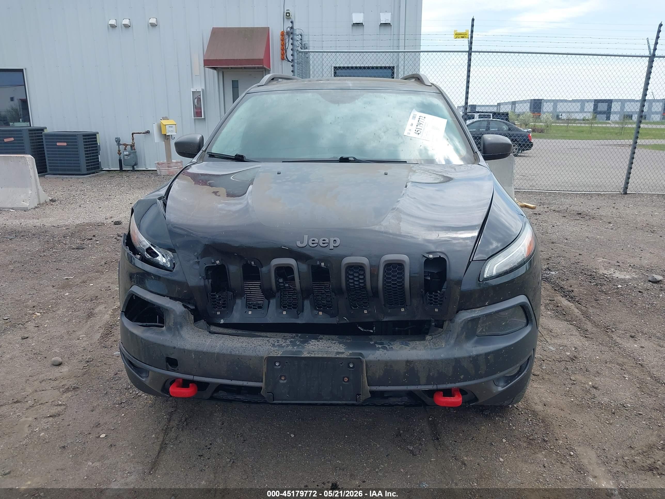2014 Jeep Cherokee Trailhawk Black vin: 1C4PJMBB2EW159897