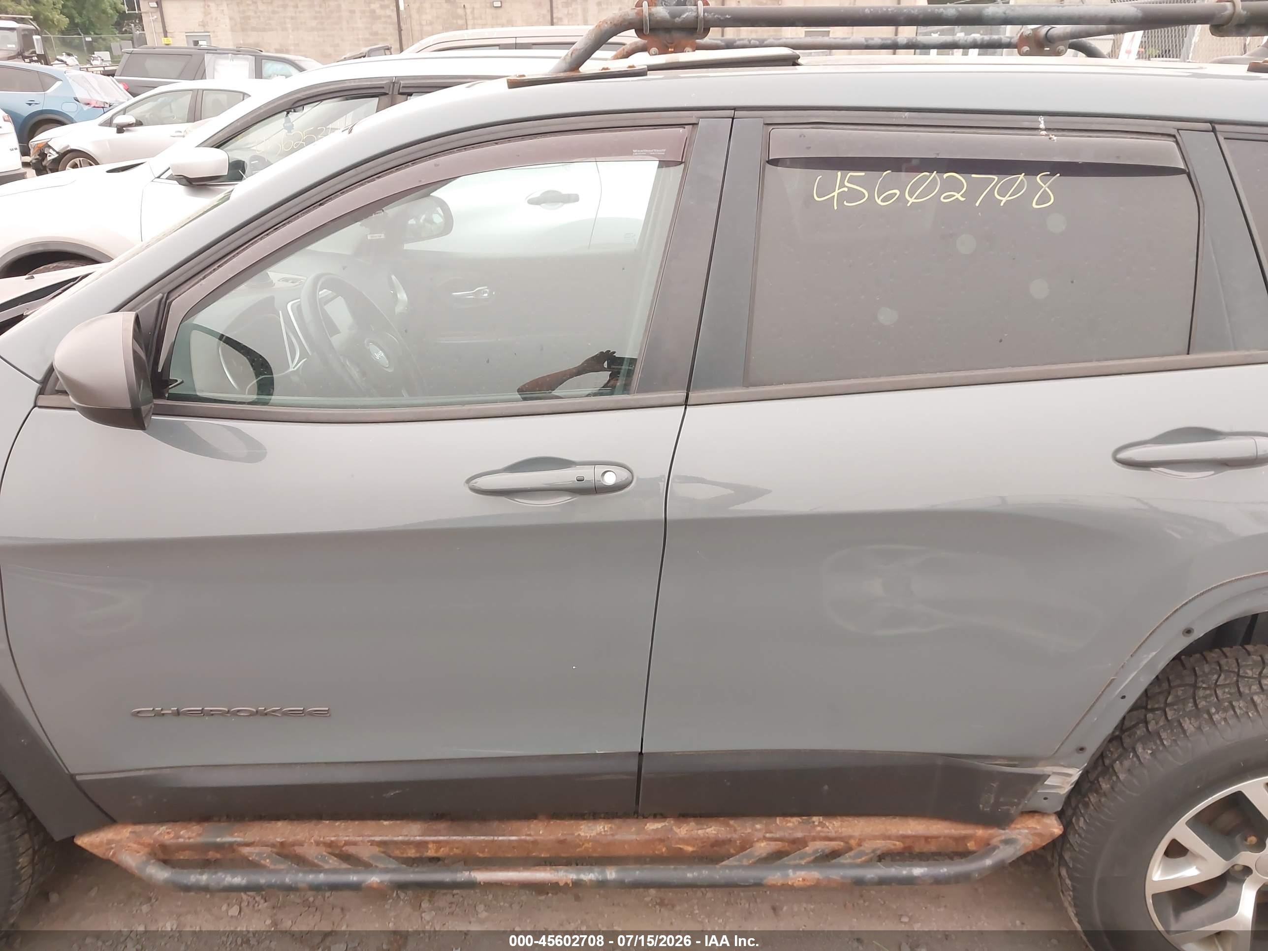 2014 Jeep Cherokee Trailhawk Blue vin: 1C4PJMBB4EW267941