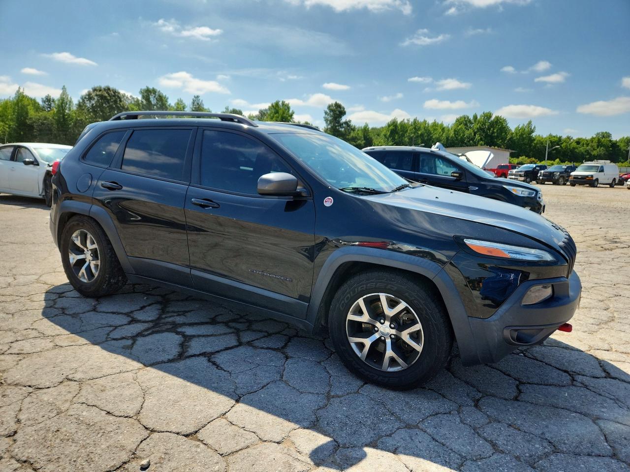 2015 Jeep Cherokee Trailhawk Black vin: 1C4PJMBB4FW534559