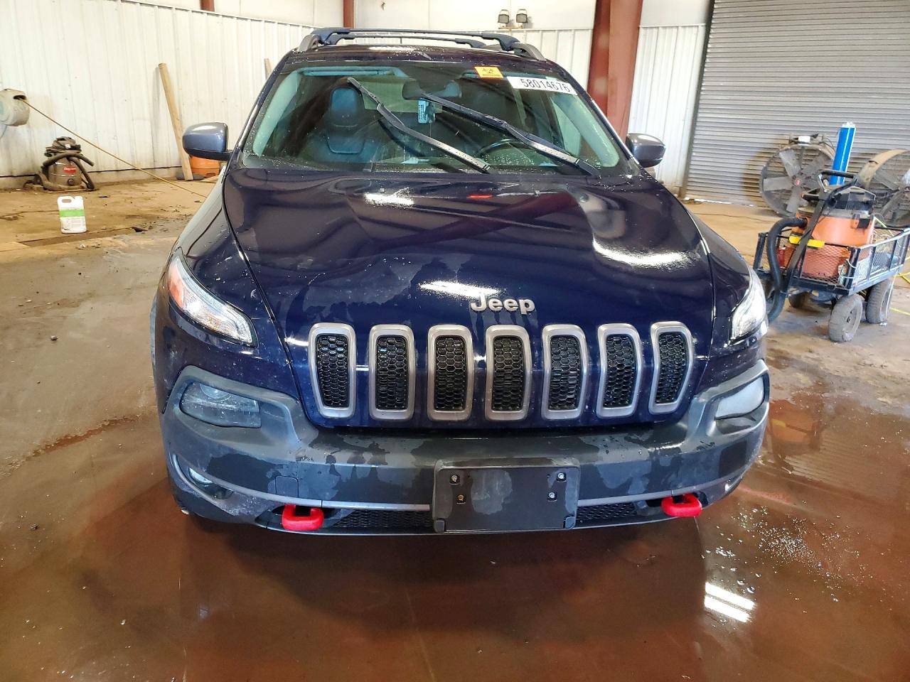 2014 Jeep Cherokee Trailhawk Blue vin: 1C4PJMBB7EW204834