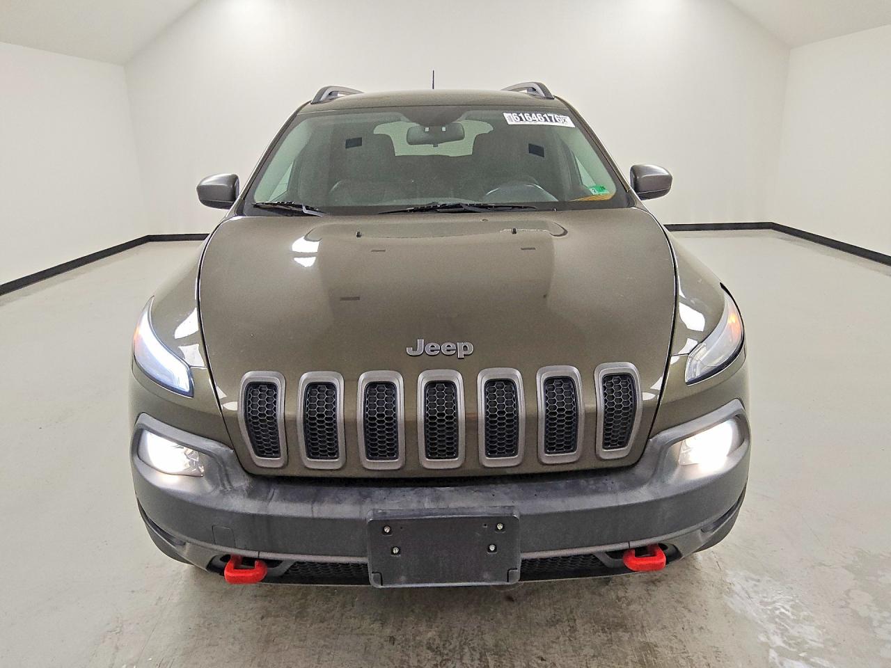 2014 Jeep Cherokee Trailhawk Green vin: 1C4PJMBB8EW204826