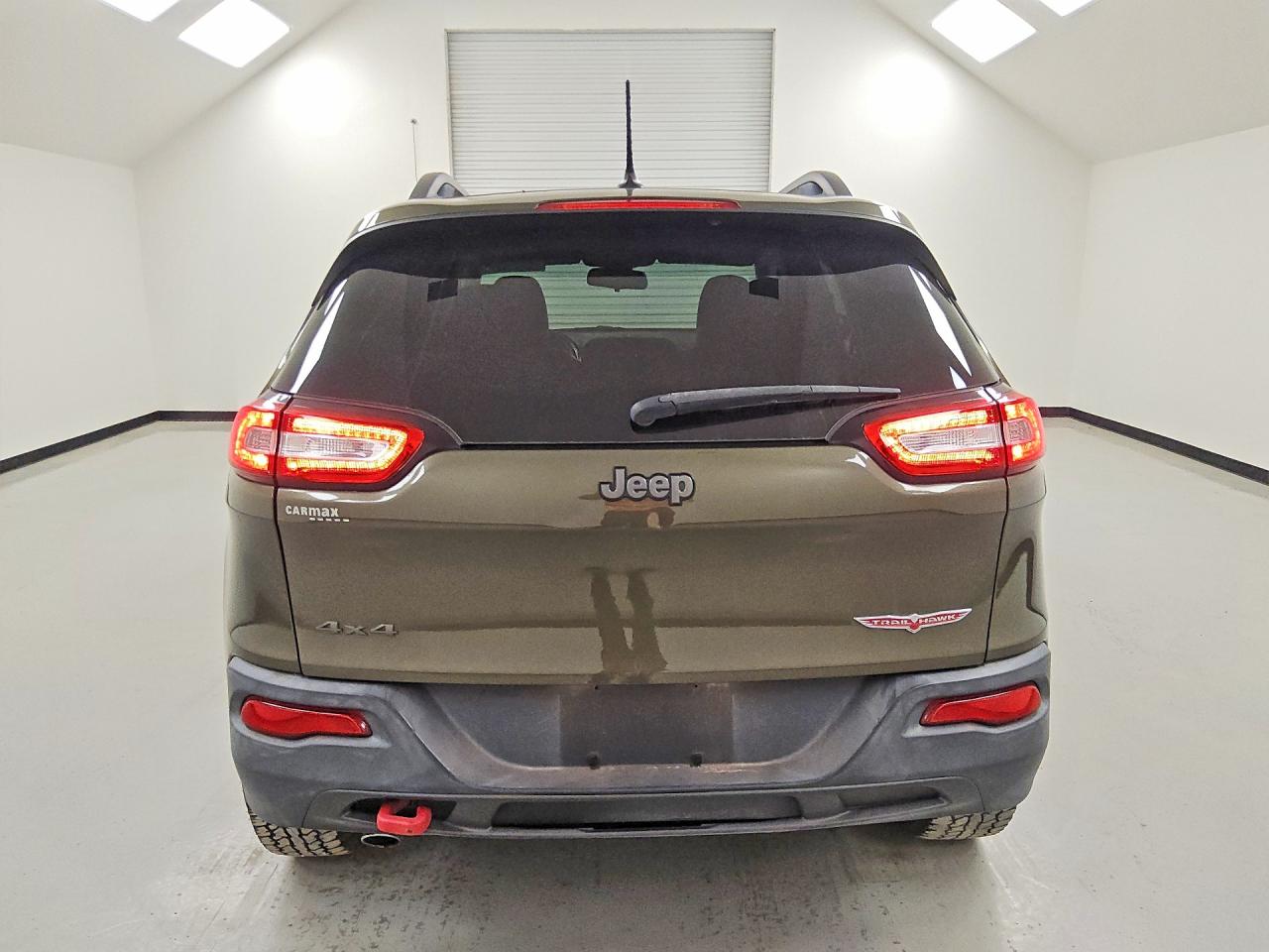 2014 Jeep Cherokee Trailhawk Green vin: 1C4PJMBB8EW204826
